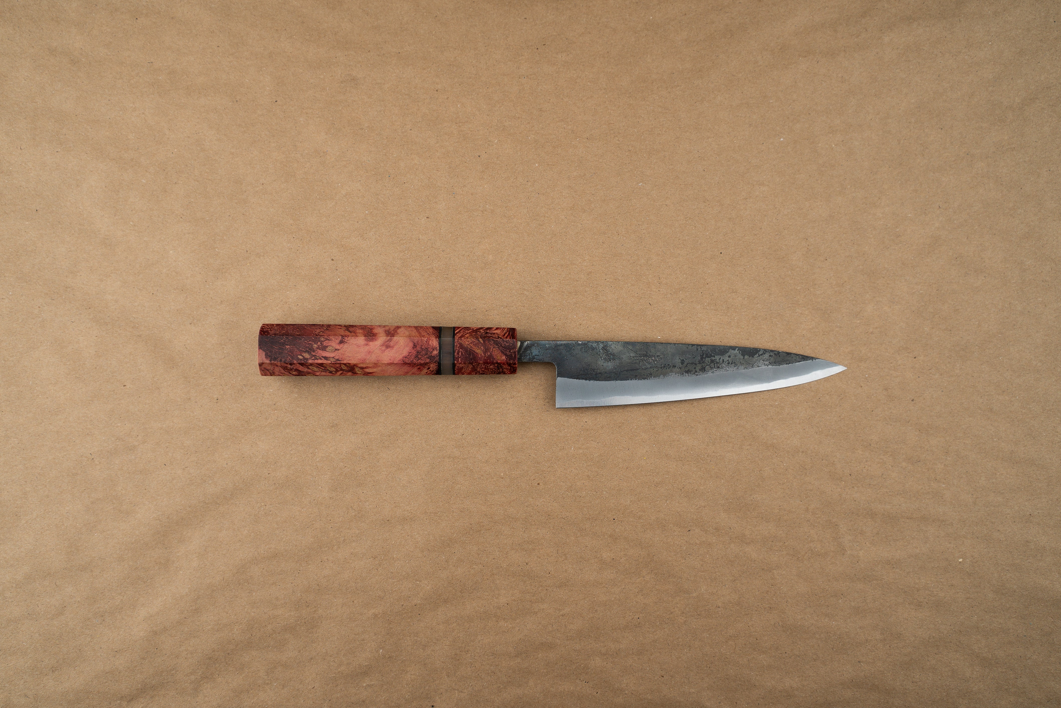 Custom Handle Fujimoto Kurouchi-Forged Petty 135mm