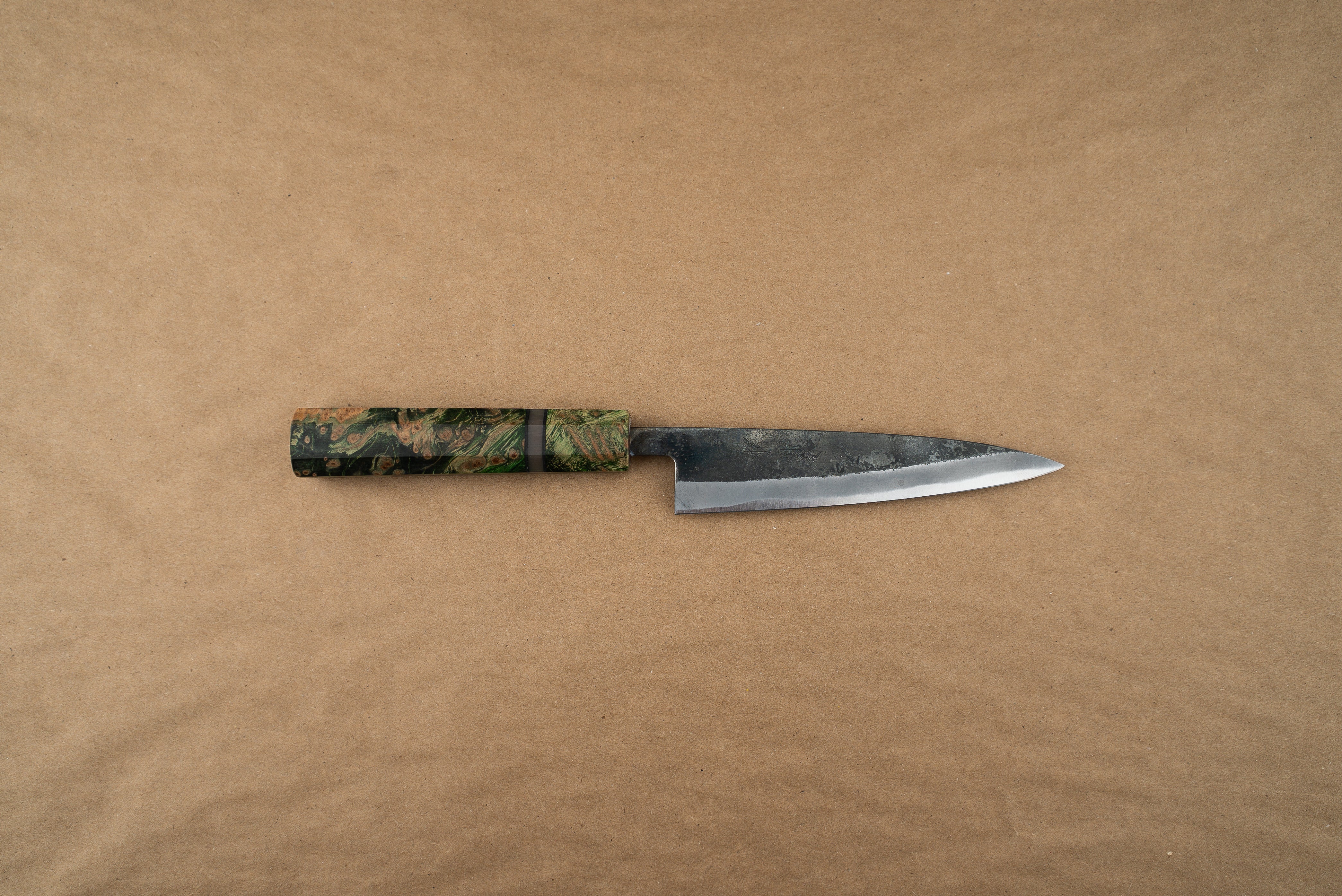 Custom Handle Fujimoto Kurouchi-Forged Petty 135mm - Image 2