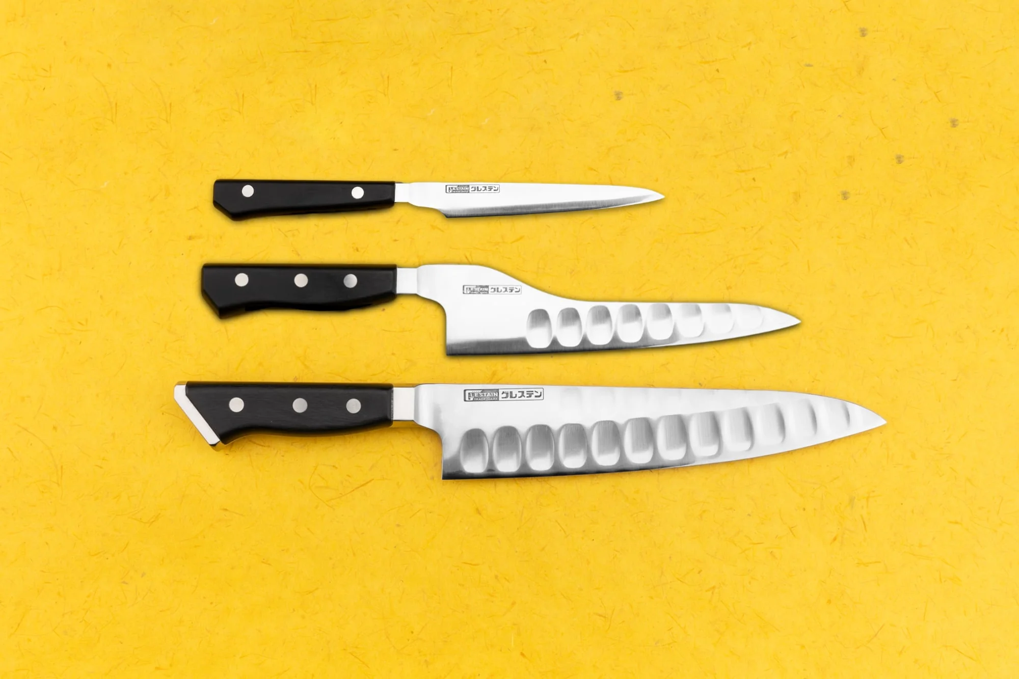 Glestain K-series 3 Piece Knife Set