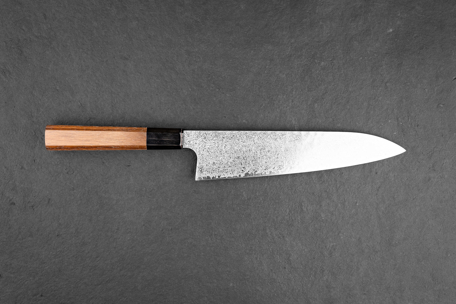 Hatsukokoro Ginyo Ginsan Damascus Gyuto 210mm
