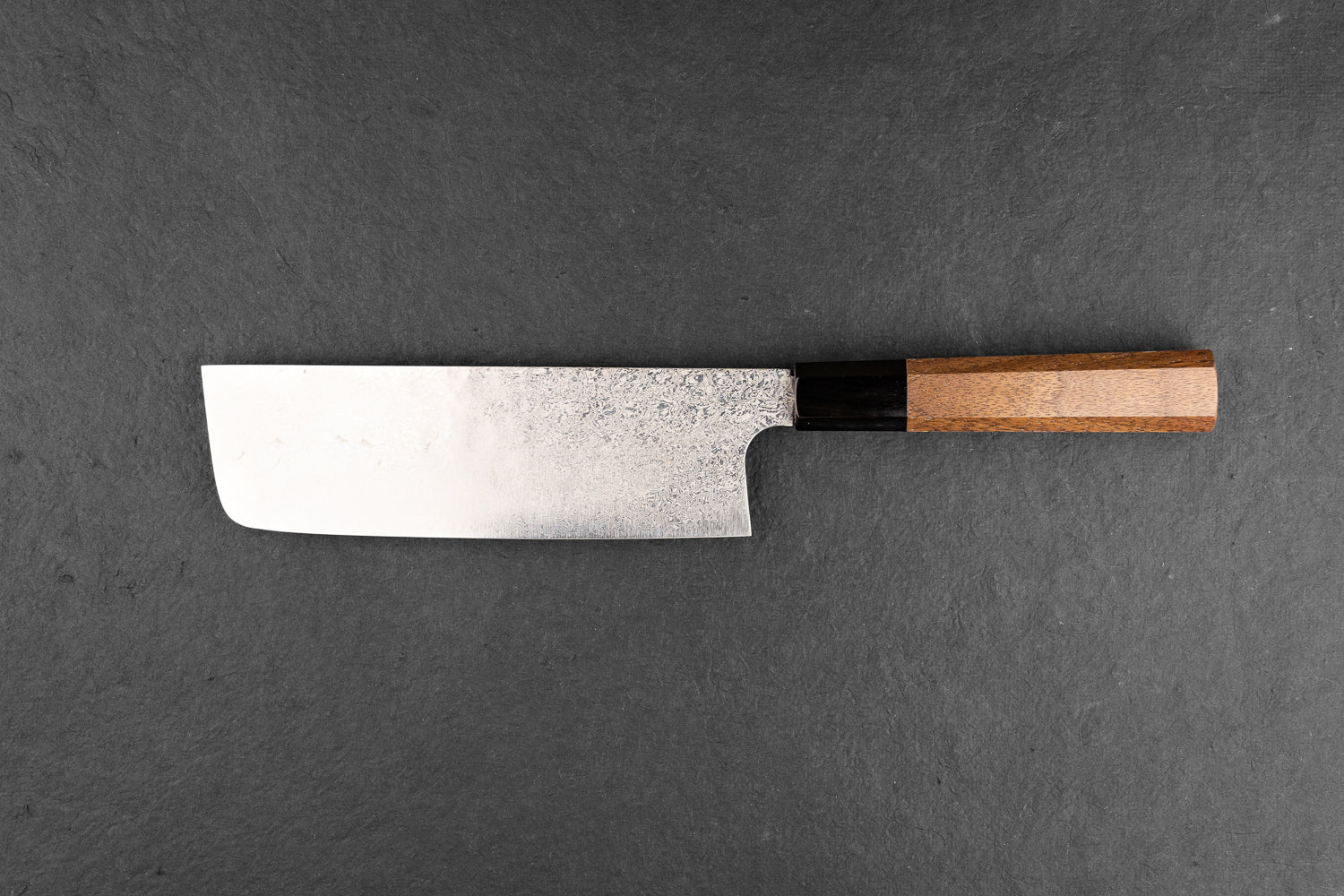 Hatsukokoro Ginyo Ginsan Damascus Nakiri 170mm - Image 2