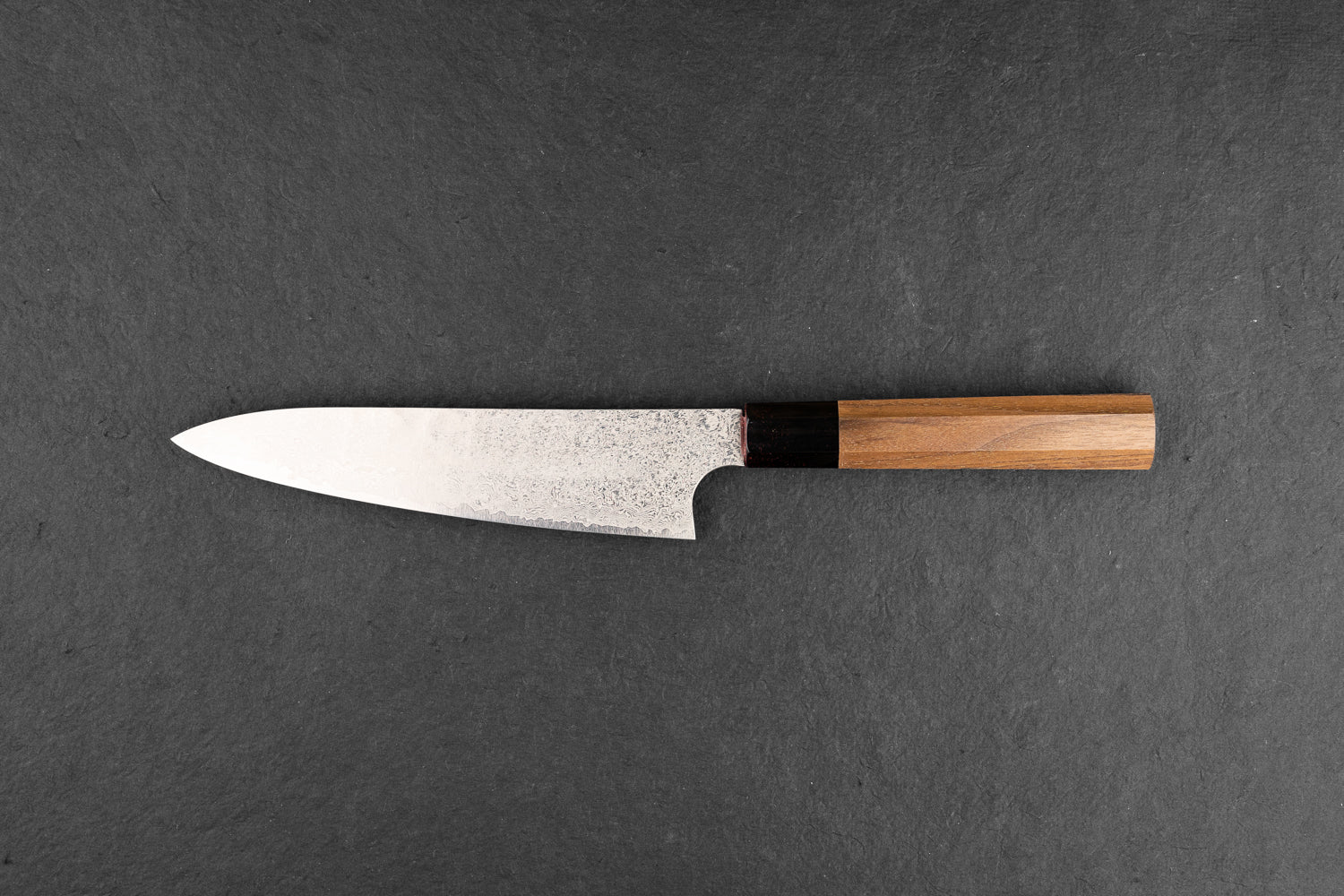 Hatsukokoro Ginyo Ginsan Damascus Petty 150mm - Image 2