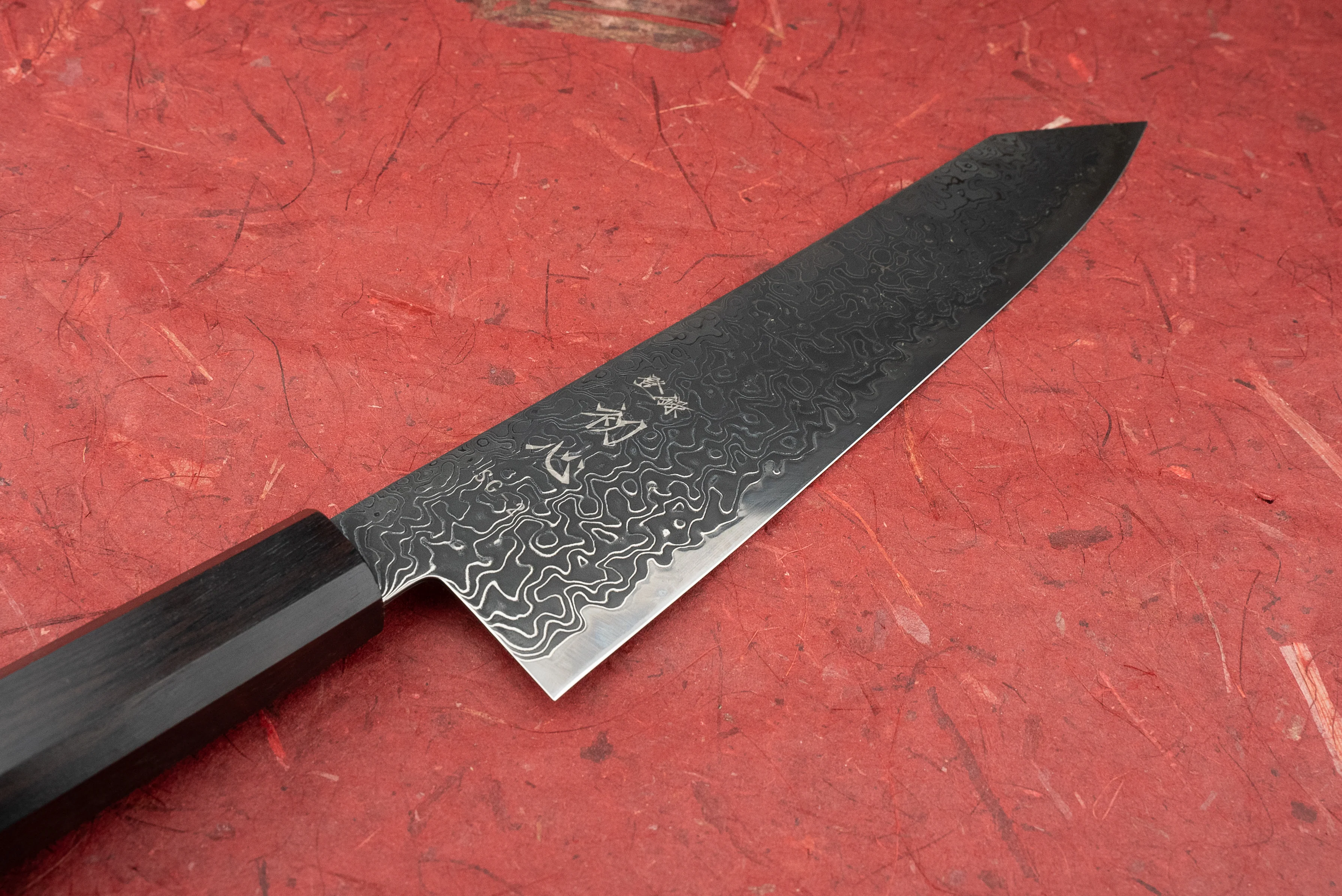 Hatsukokoro Ryuhyo SG2 Damascus Kiritsuke Gyuto 210mm - Image 2