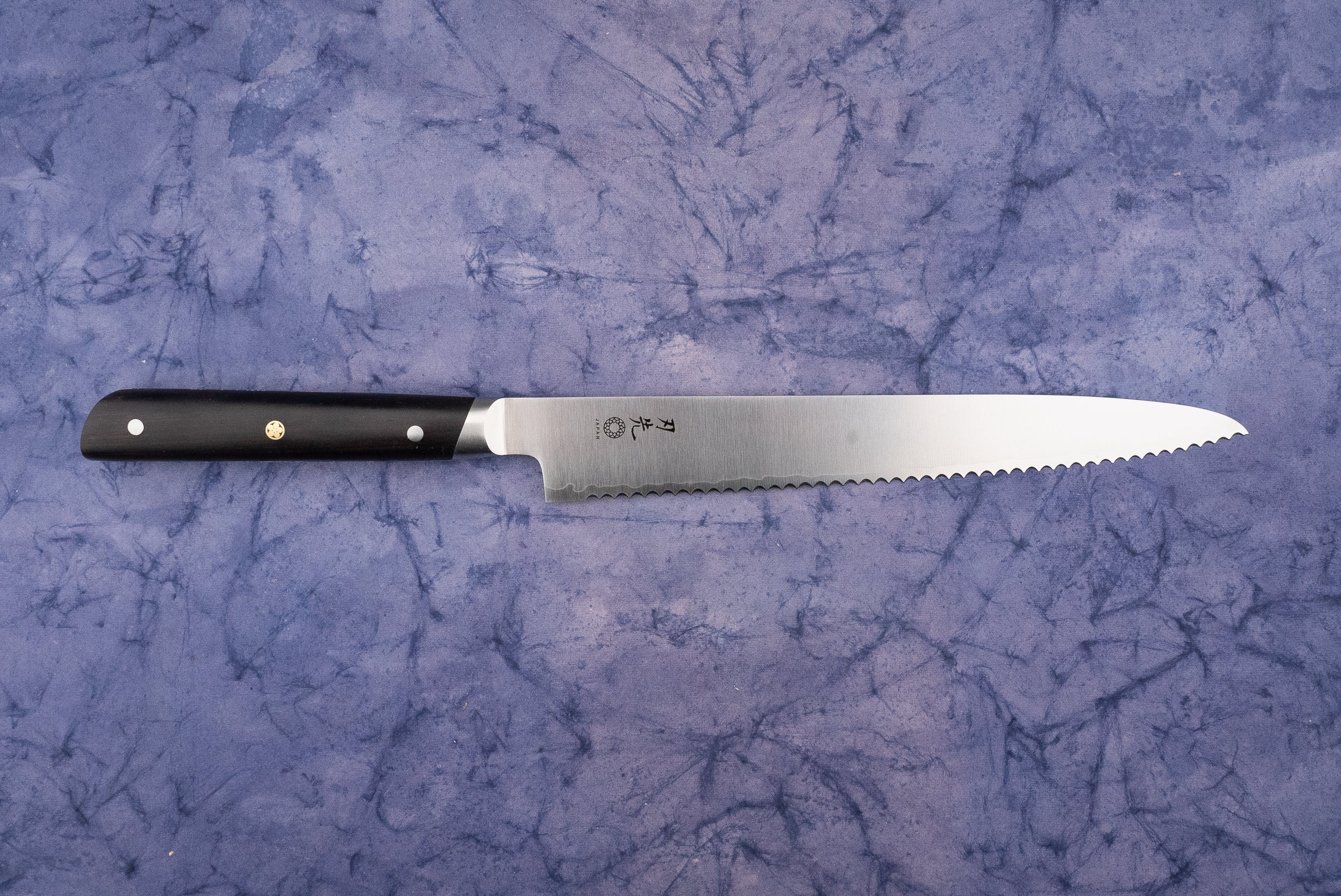 Hazaki Classic Black Bread Knife 240mm