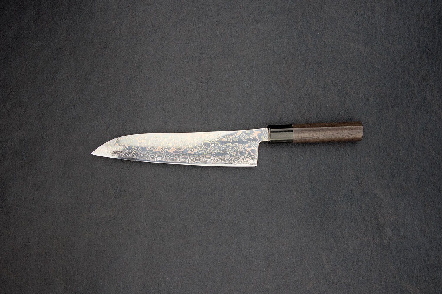 Tsukasa Hinoura VS2 Colour Damascus Gyuto 210mm - Image 4