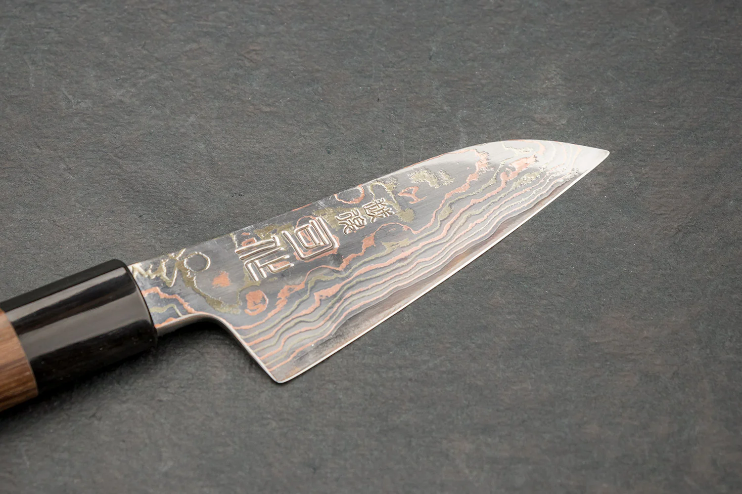 Tsukasa Hinoura VS2 Colour Damascus Petty 100mm - Image 3