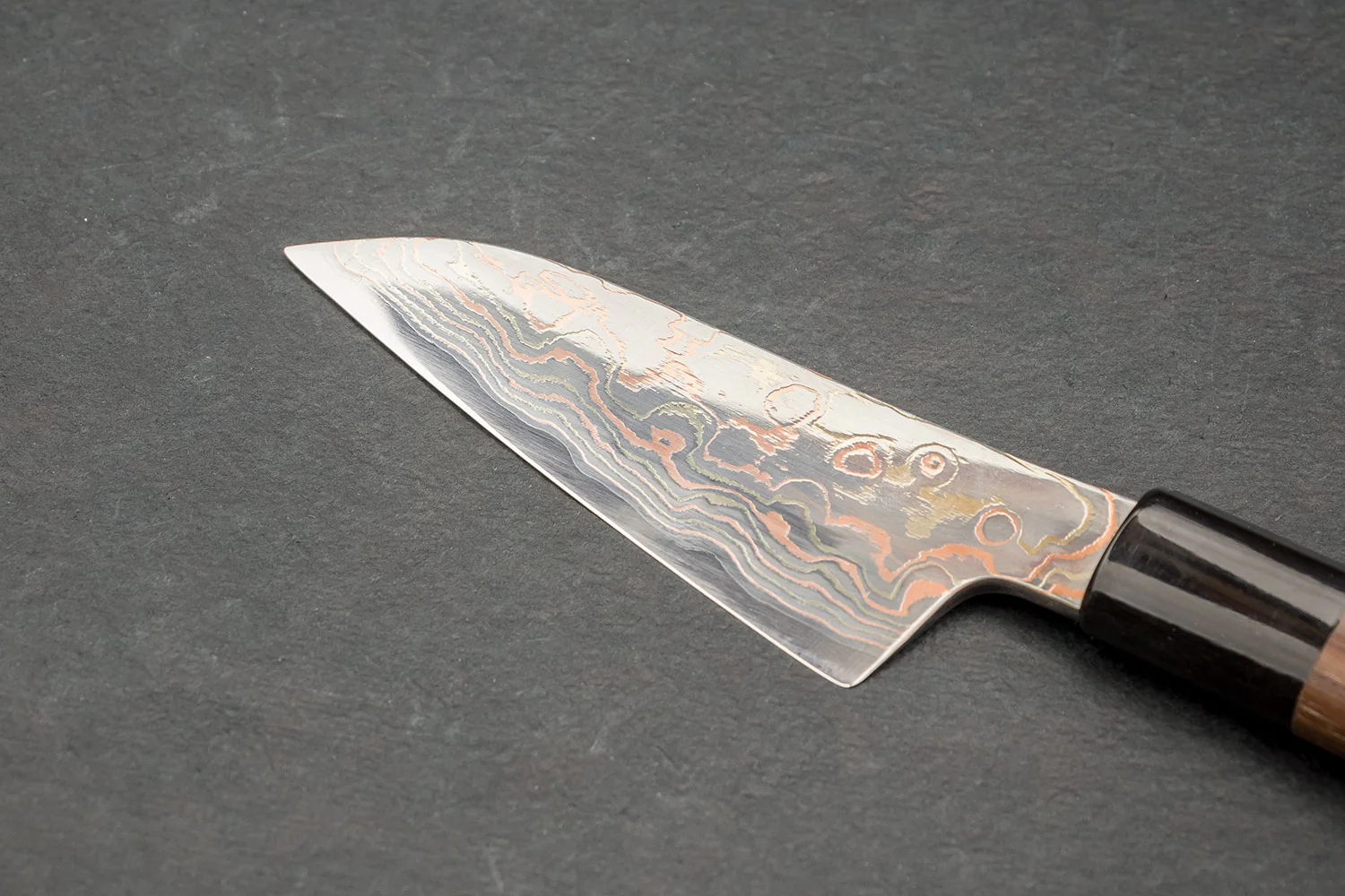 Tsukasa Hinoura VS2 Colour Damascus Petty 100mm - Image 4