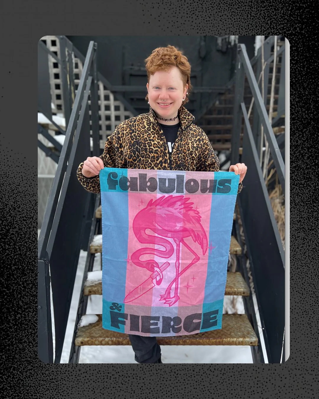 Knifewear X Mike Hooves: Fabulous and FIERCE Tea Towel - Image 2