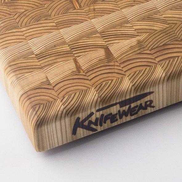 Larchwood Premium End Grain Large Carving Board - Image 3