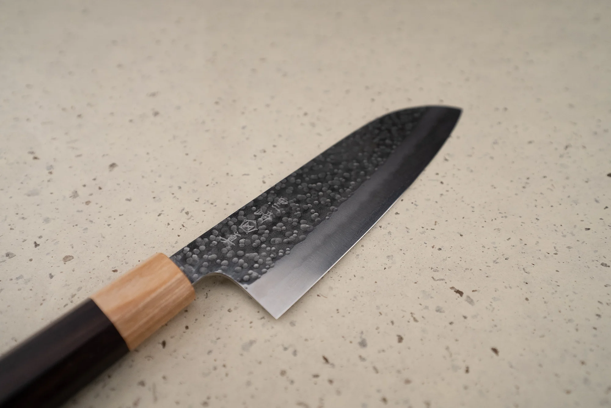 Makoto Kurosaki VG10/VG2 Coreless Tsuchime Santoku 165mm - Image 2