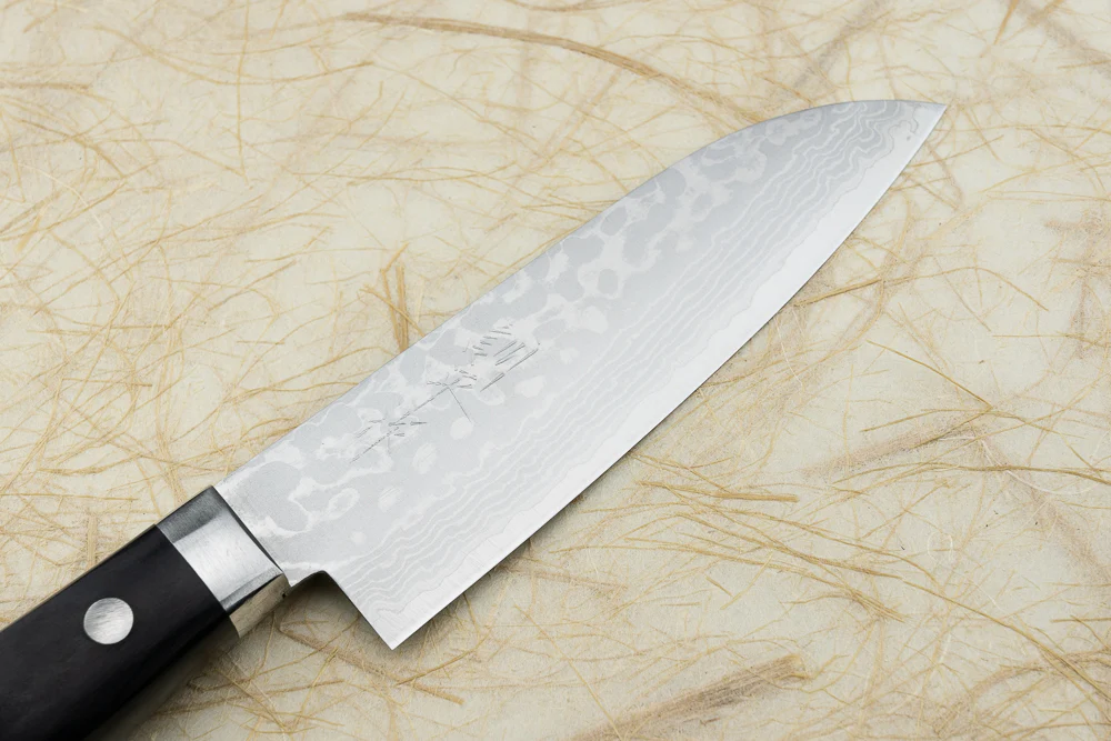 Masutani VG10 Damascus Western Ko-Santoku 130mm - Image 2