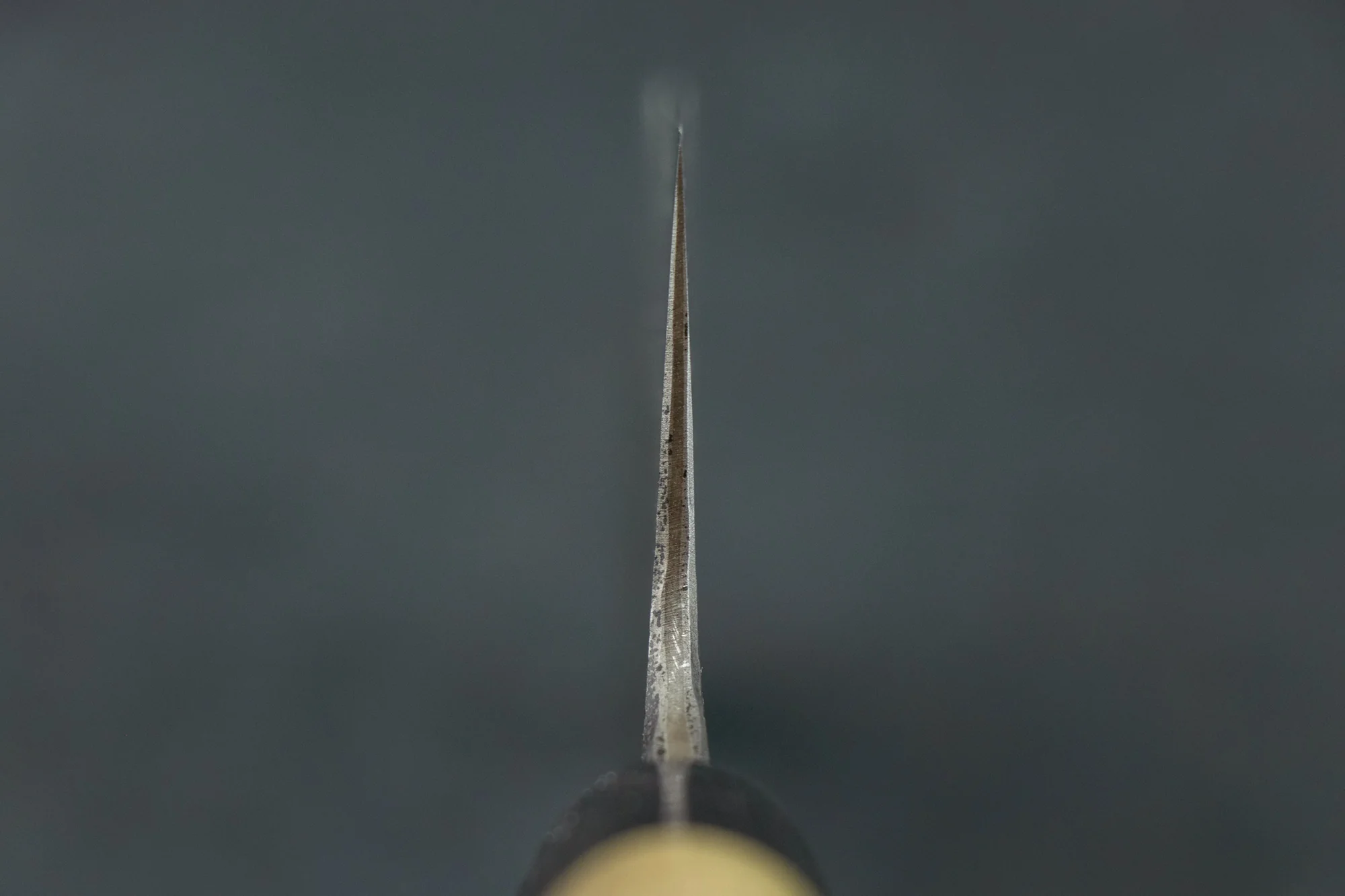 Mazaki Shirogami Nashiji Kurouchi Nakiri 165mm - Image 3