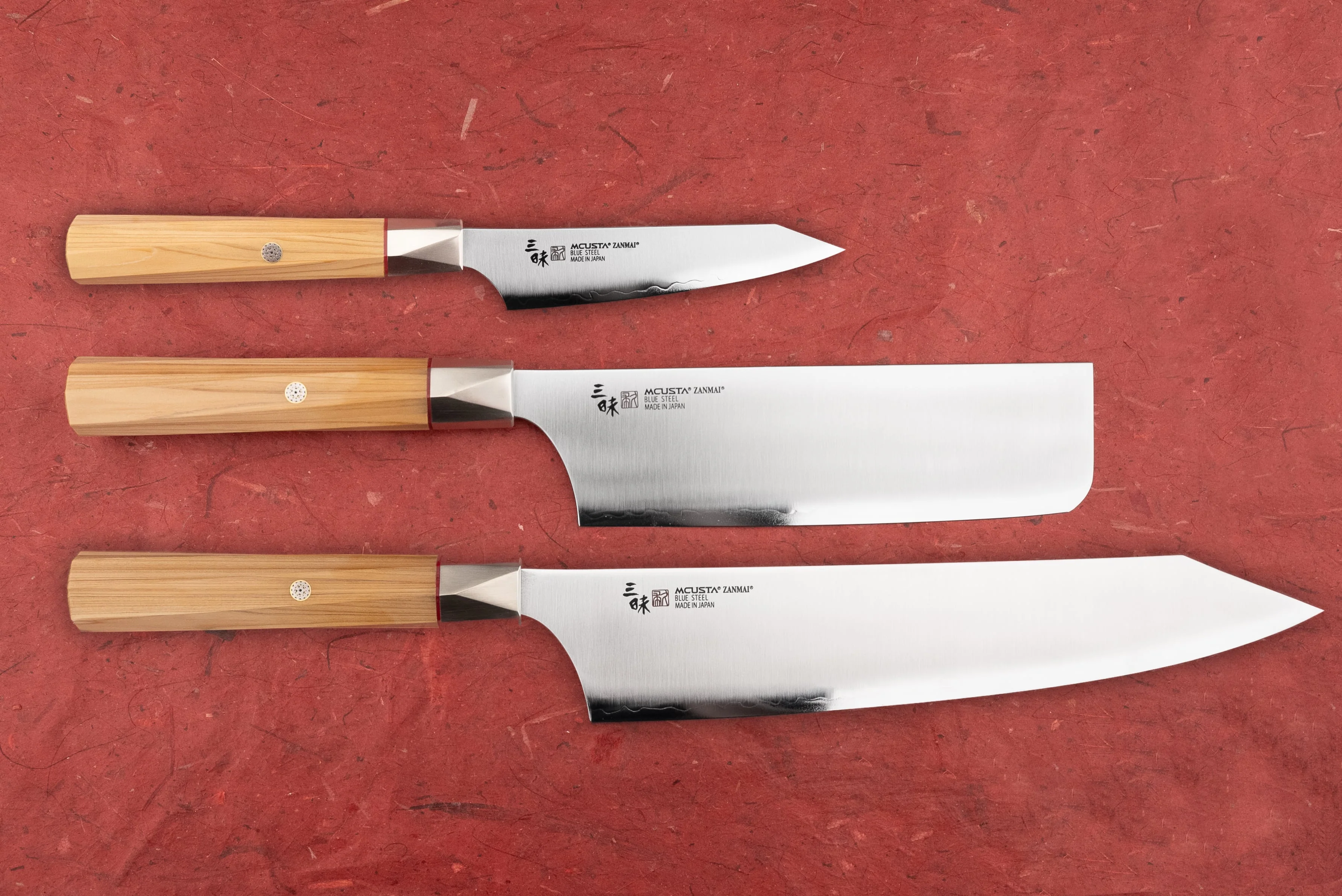 Mcusta Zanmai Beyond 3 Piece Knife Set