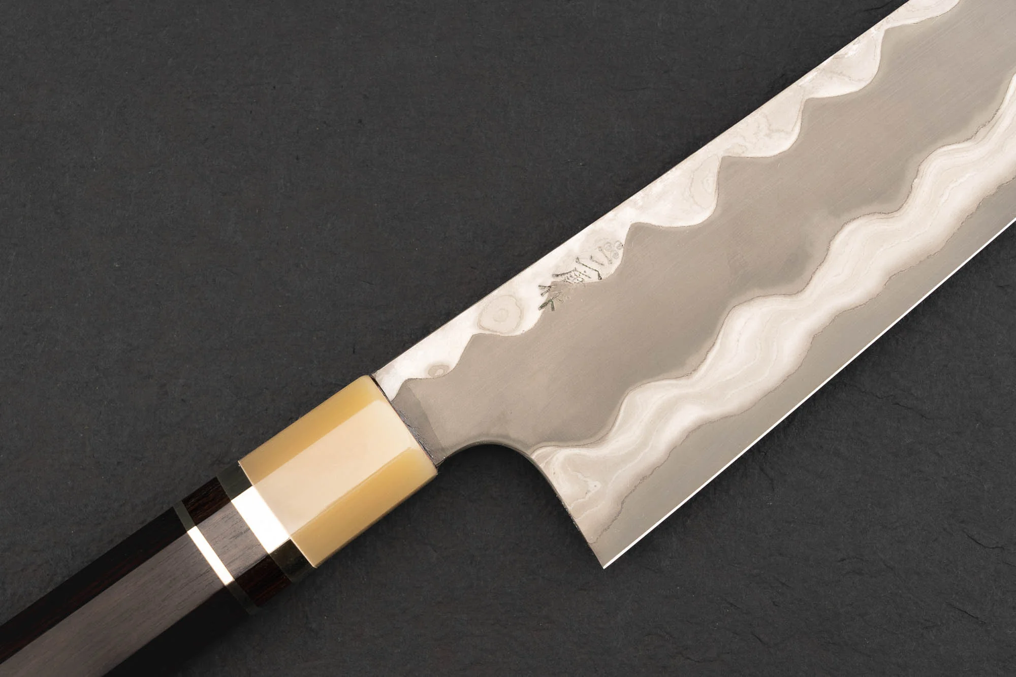 Nigara Aogami Troll Killer Damascus Gyuto 240mm - Image 3
