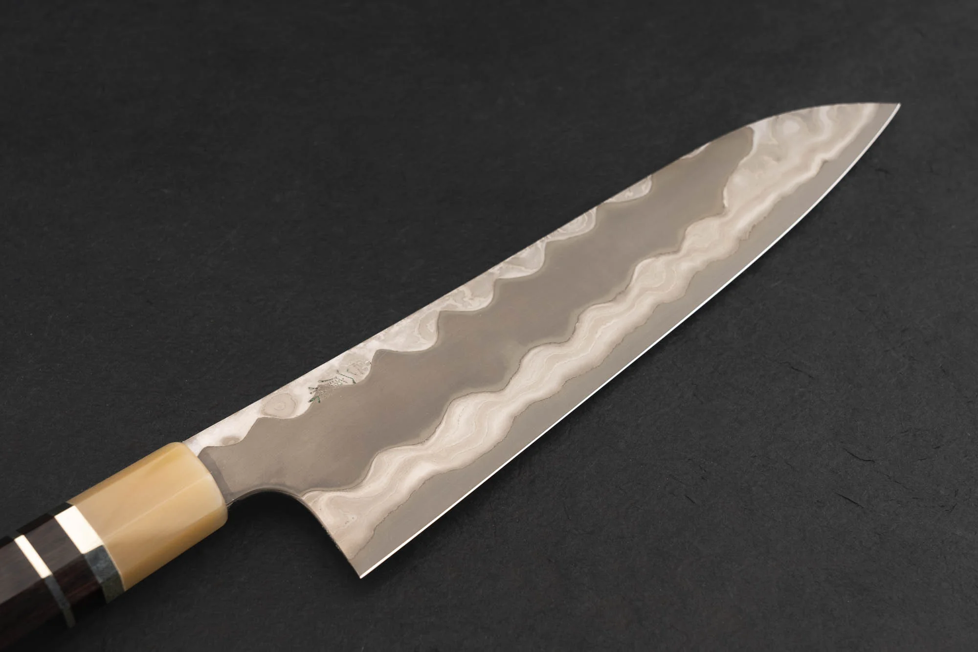 Nigara Aogami Troll Killer Damascus Gyuto 240mm - Image 4