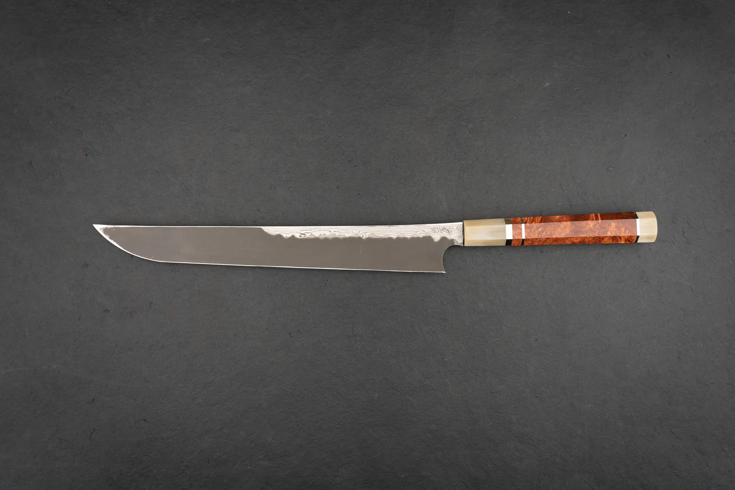 Nigara Aogami Troll Killer Damascus Sakimaru Yanagiba 300mm - Image 2