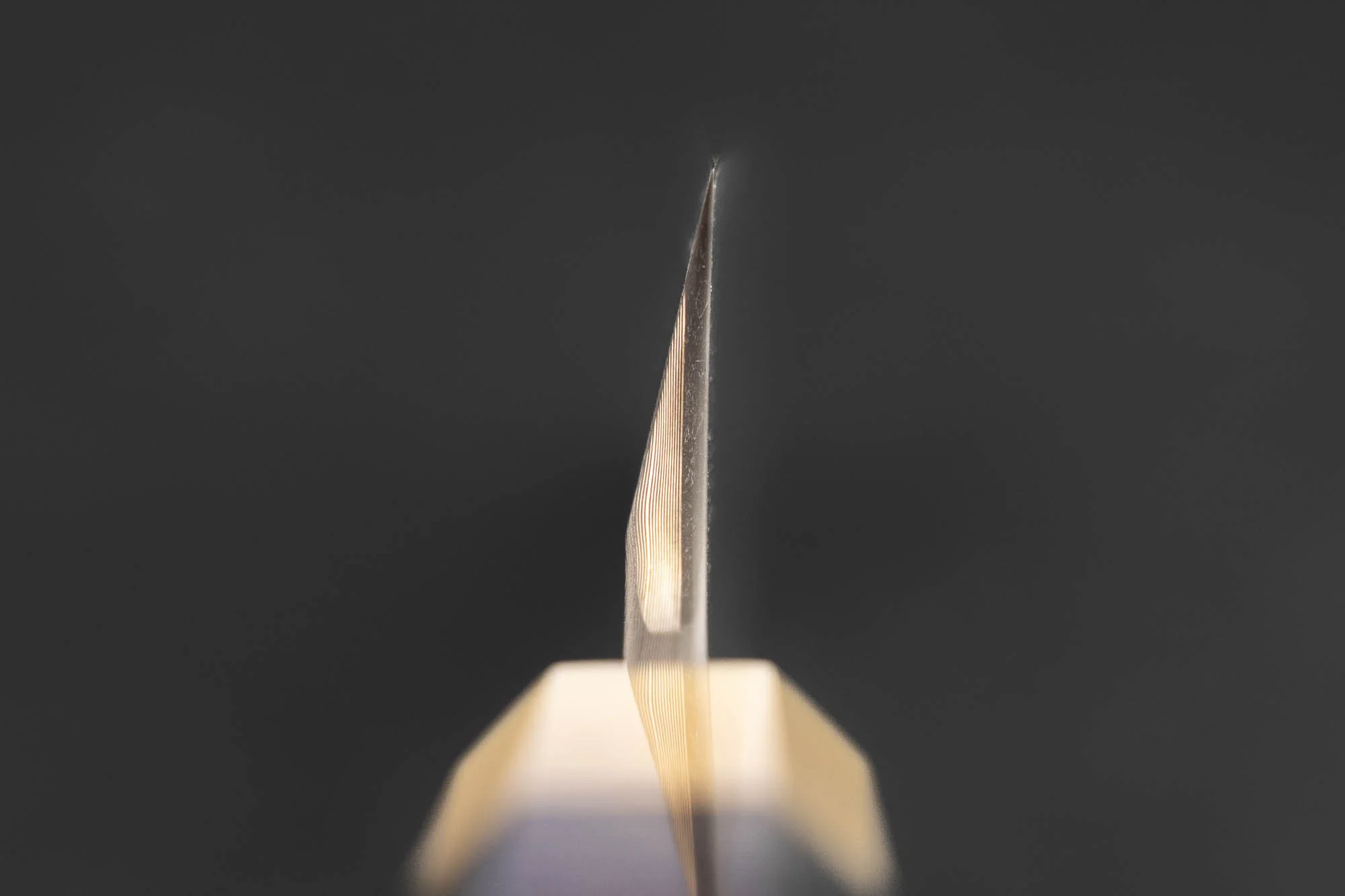 Nigara Ginsan Kurozome Damascus Sakimaru Yanagiba 300mm - Image 5
