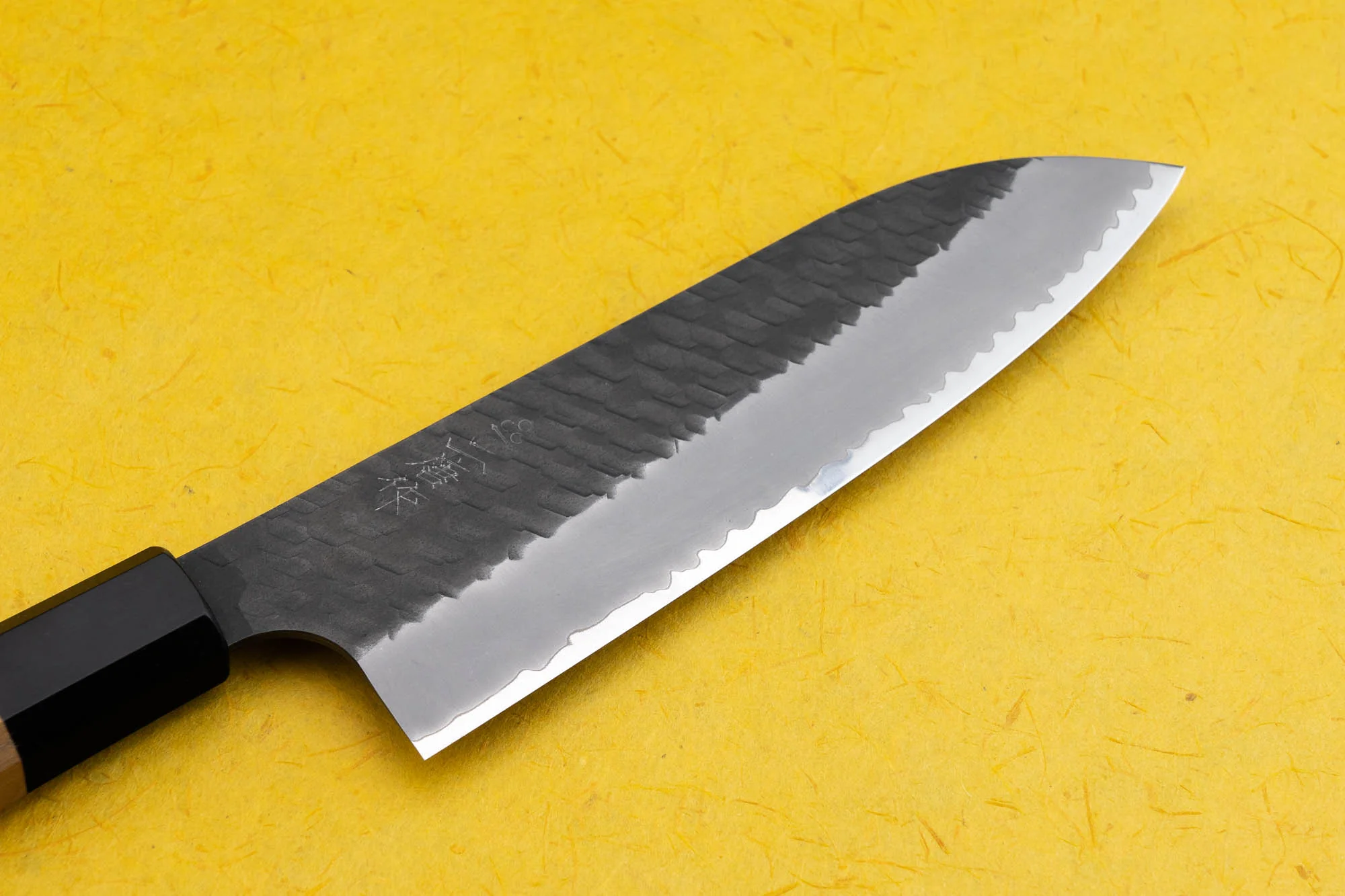 Nigara SG2 Kurouchi Tsuchime Santoku 180mm - Image 2