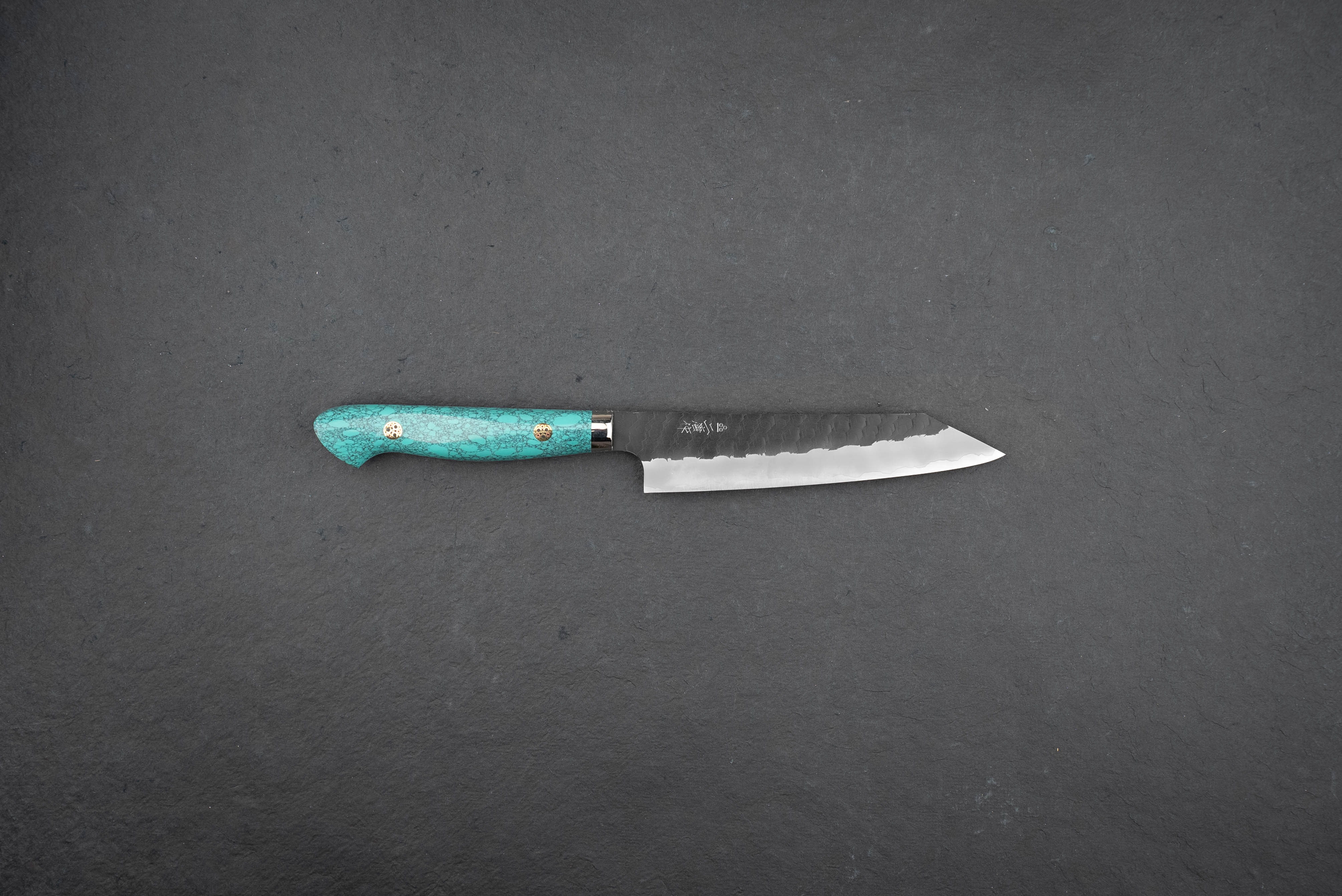 Nigara SG2 Kurouchi Tsuchime Western Kiritsuke Petty 150mm - Image 4
