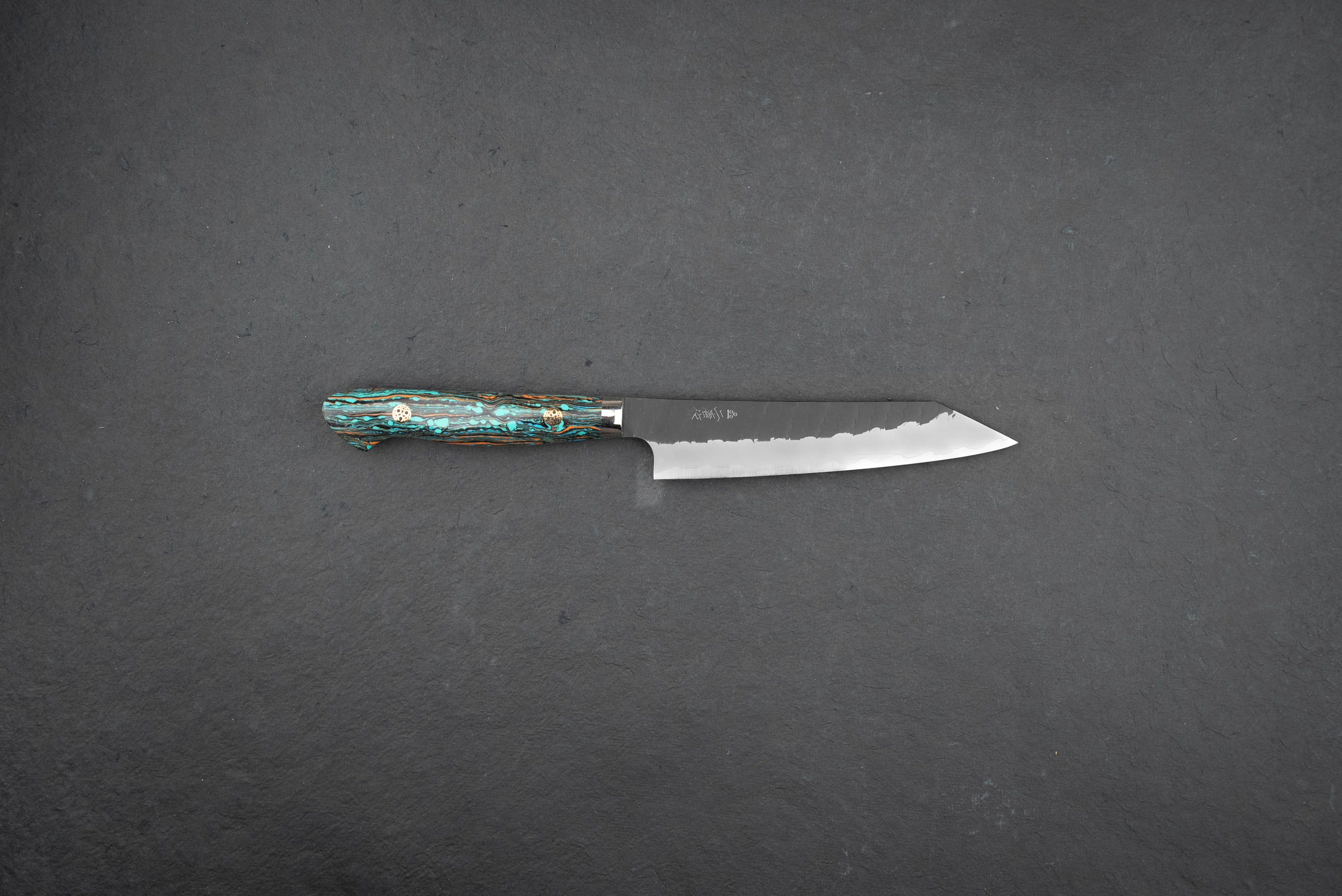 Nigara SG2 Kurouchi Tsuchime Western Kiritsuke Petty 150mm - Image 7
