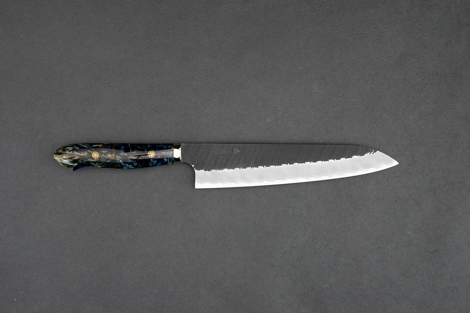 Nigara SG2 Kurouchi Tsuchime Western Gyuto 240mm - Image 2