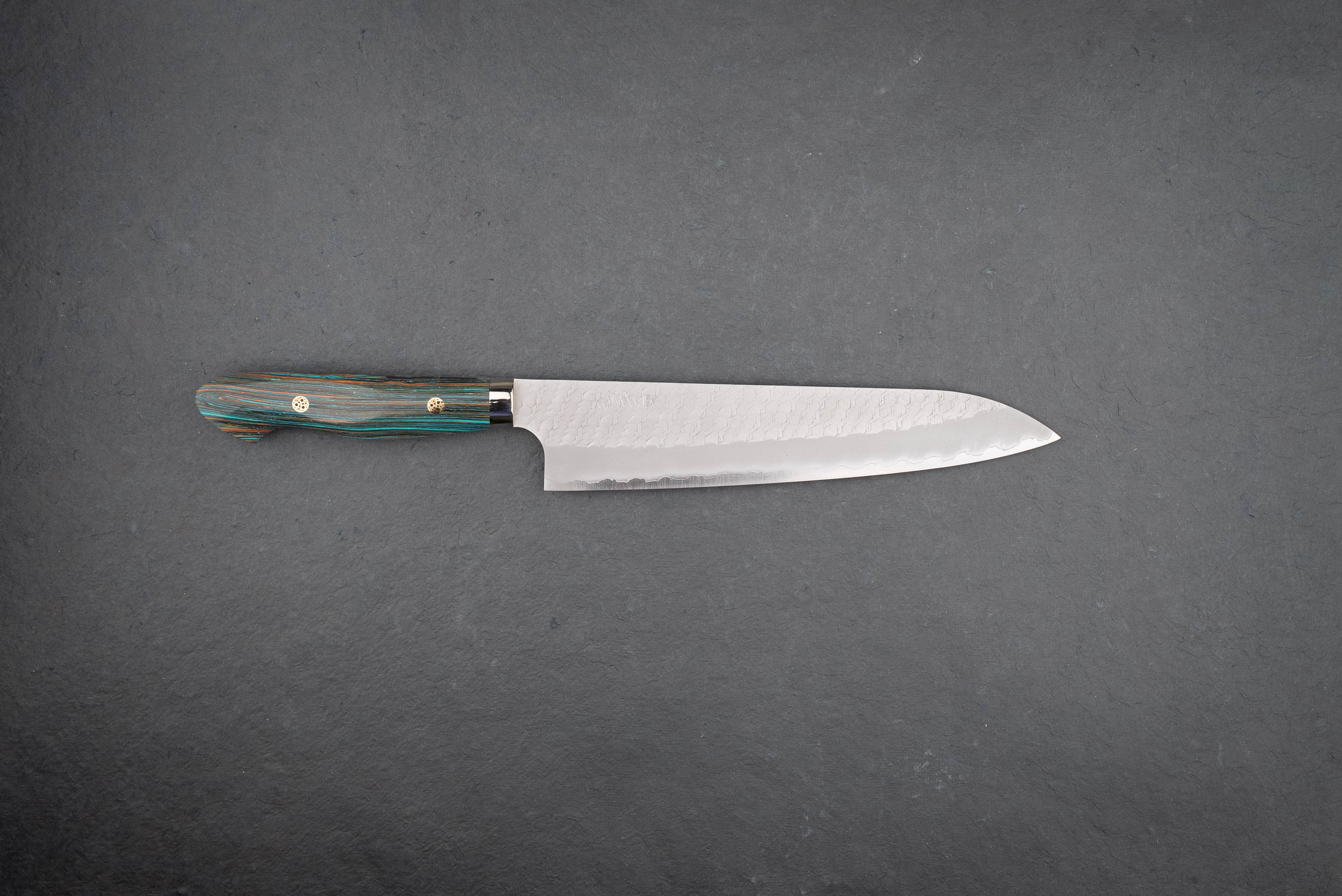 Nigara SG2 Migaki Tsuchime Western Gyuto 240mm - Image 4
