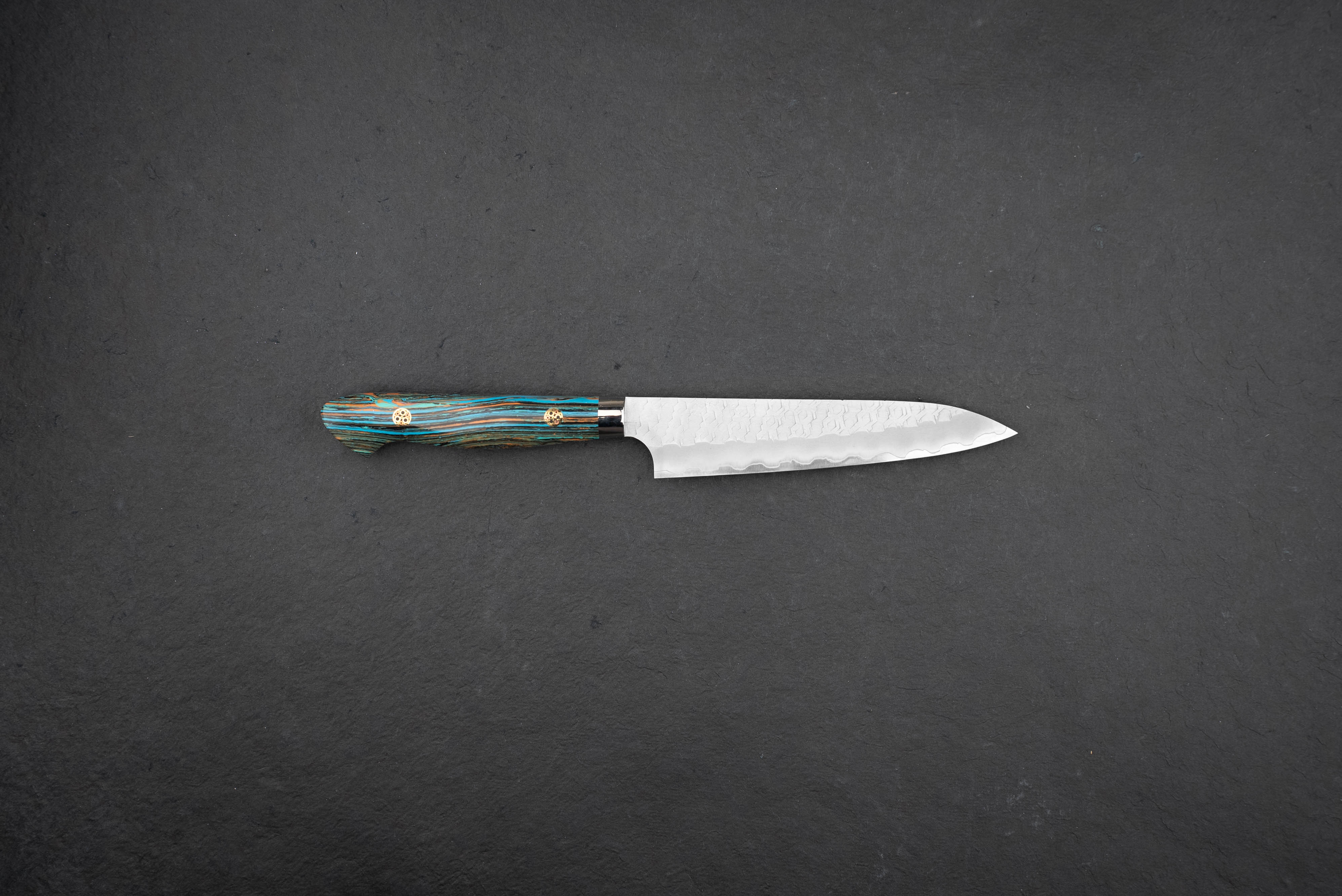 Nigara SG2 Migaki Tsuchime Western Petty 150mm - Image 3