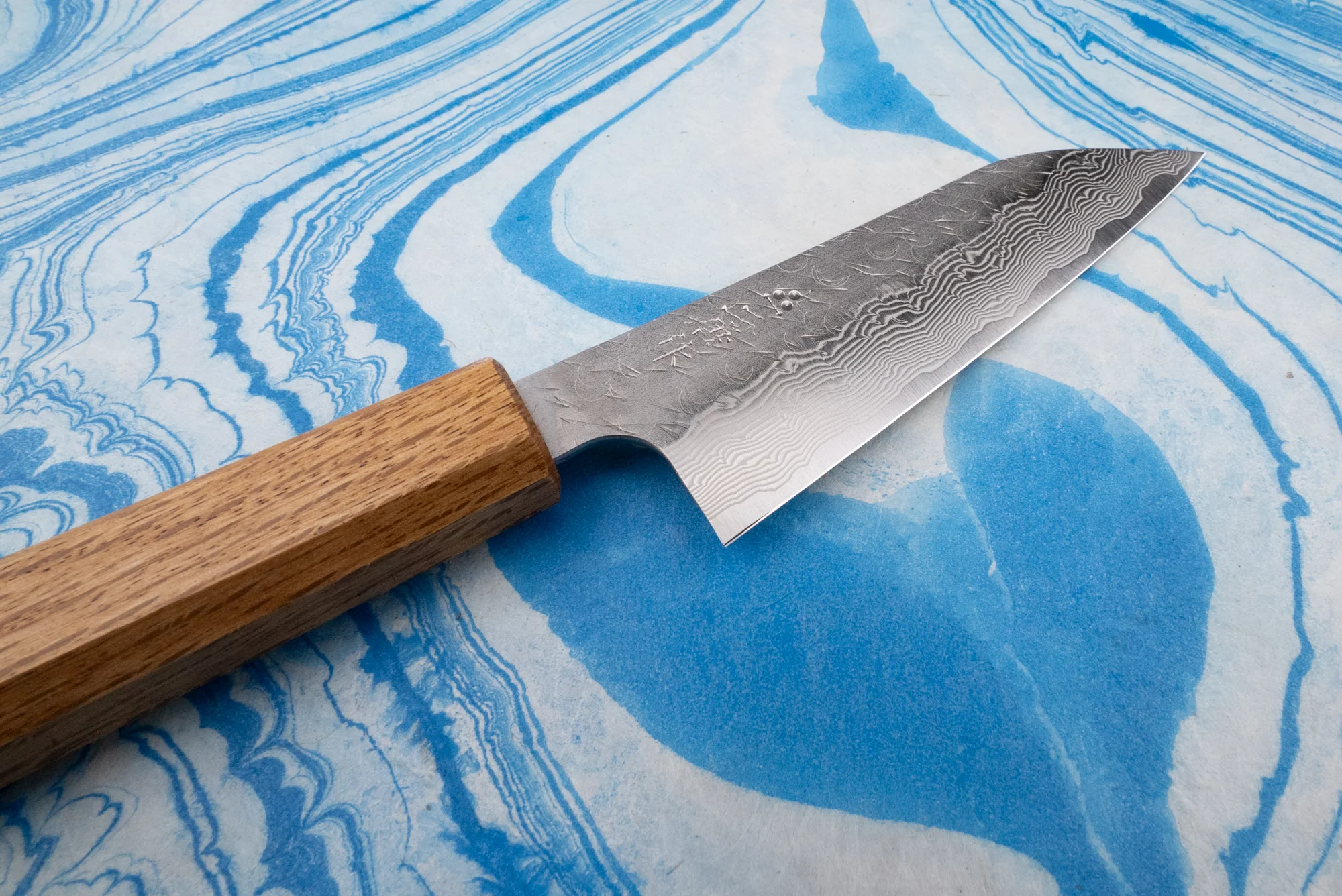Nigara SPG STRIX Tsuchime Damascus Petty 120mm - Image 2