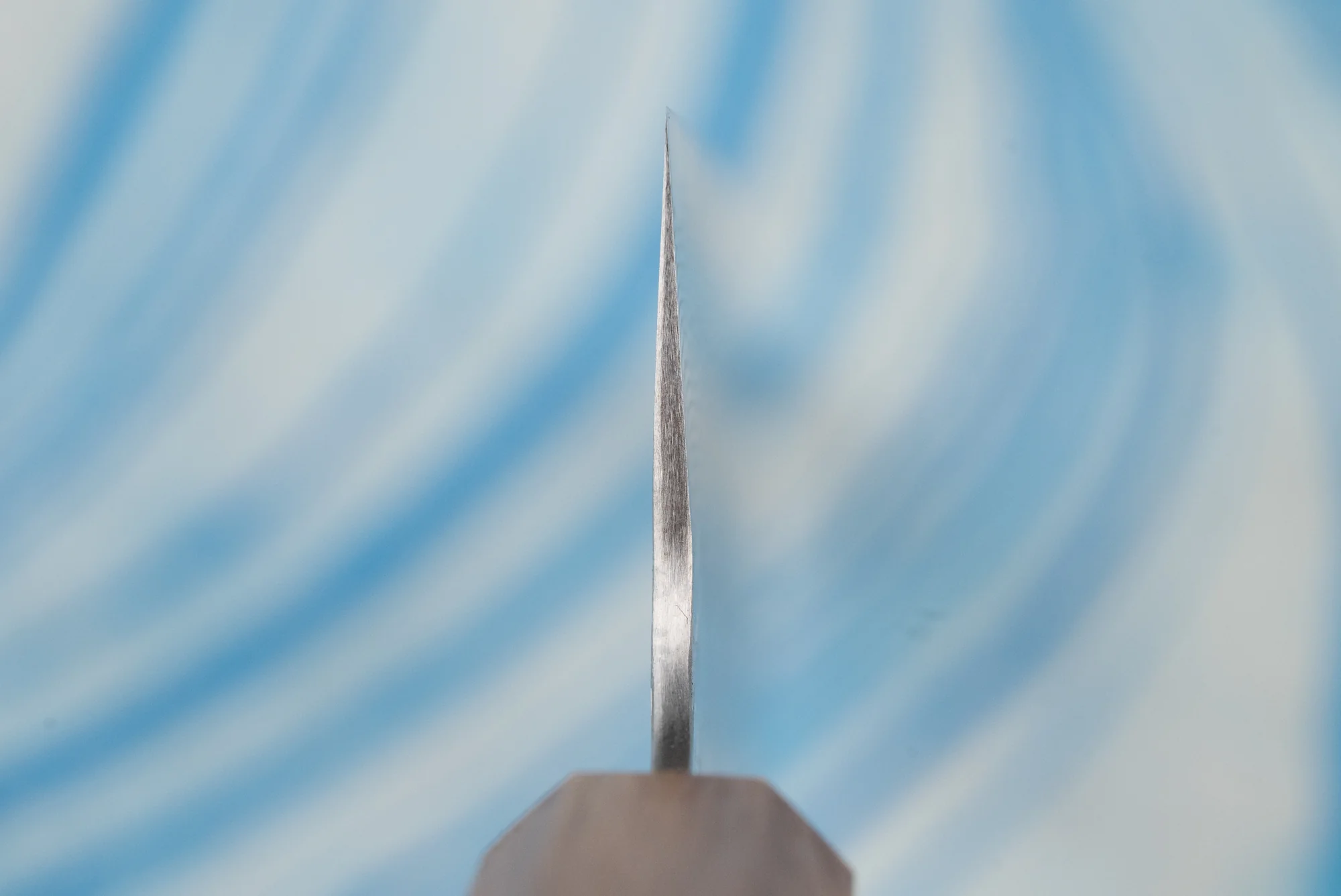 Nigara SPG STRIX Tsuchime Damascus Santoku 165mm - Image 3