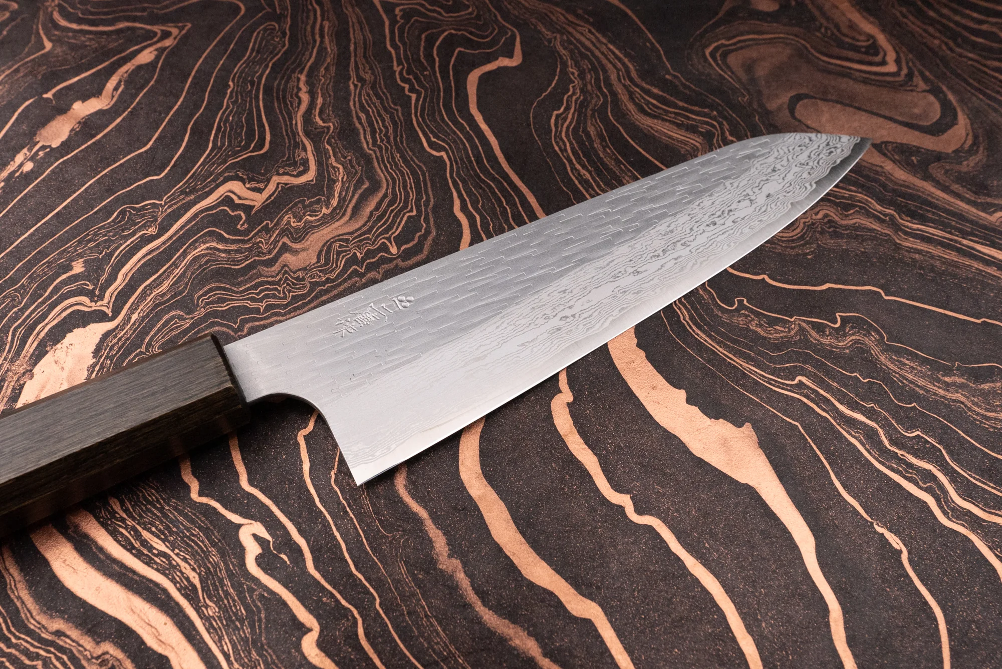 Nigara VG XEOS Tsuchime Damascus Gyuto 225mm - Image 2