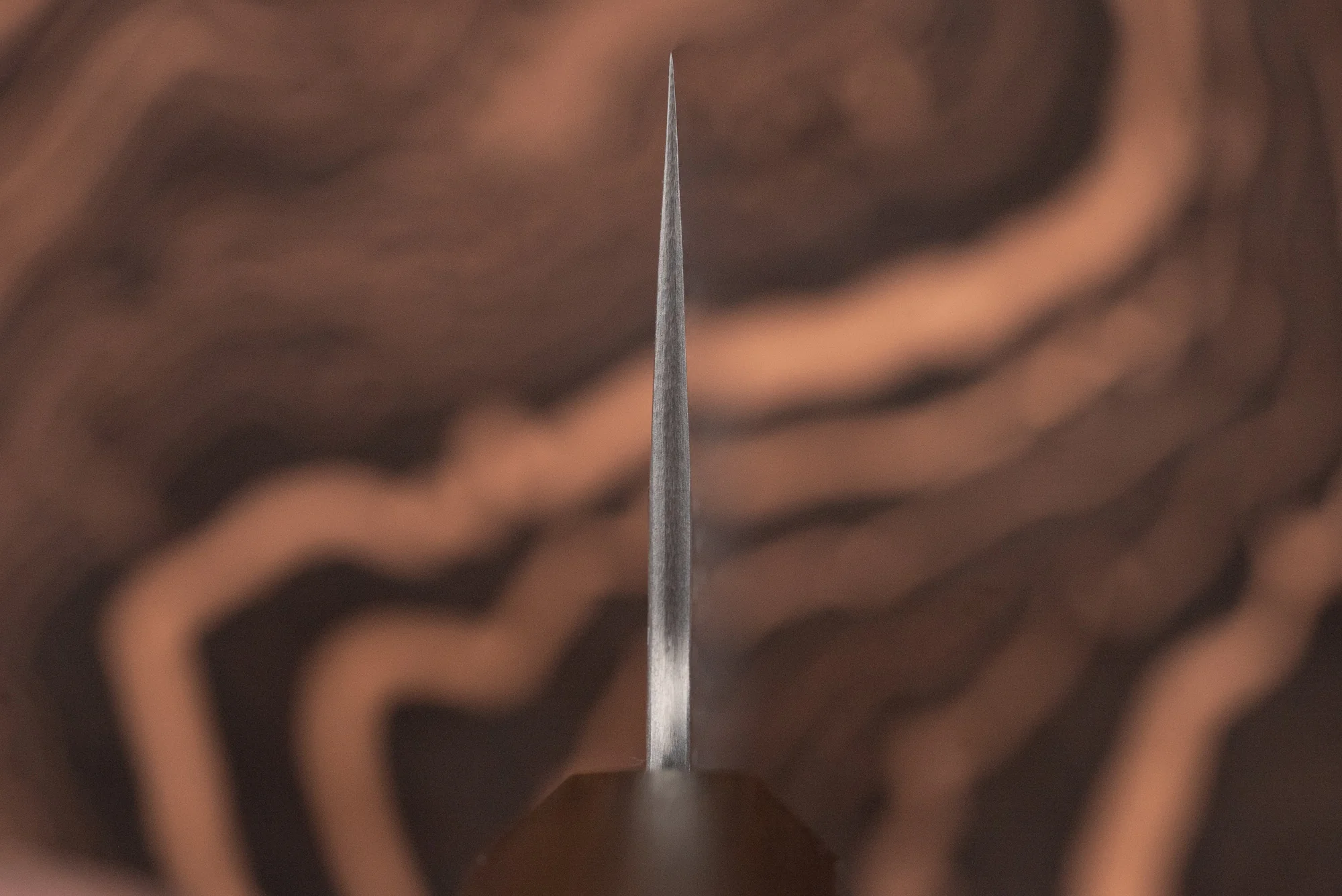 Nigara VG XEOS Tsuchime Damascus Nakiri 180mm - Image 3