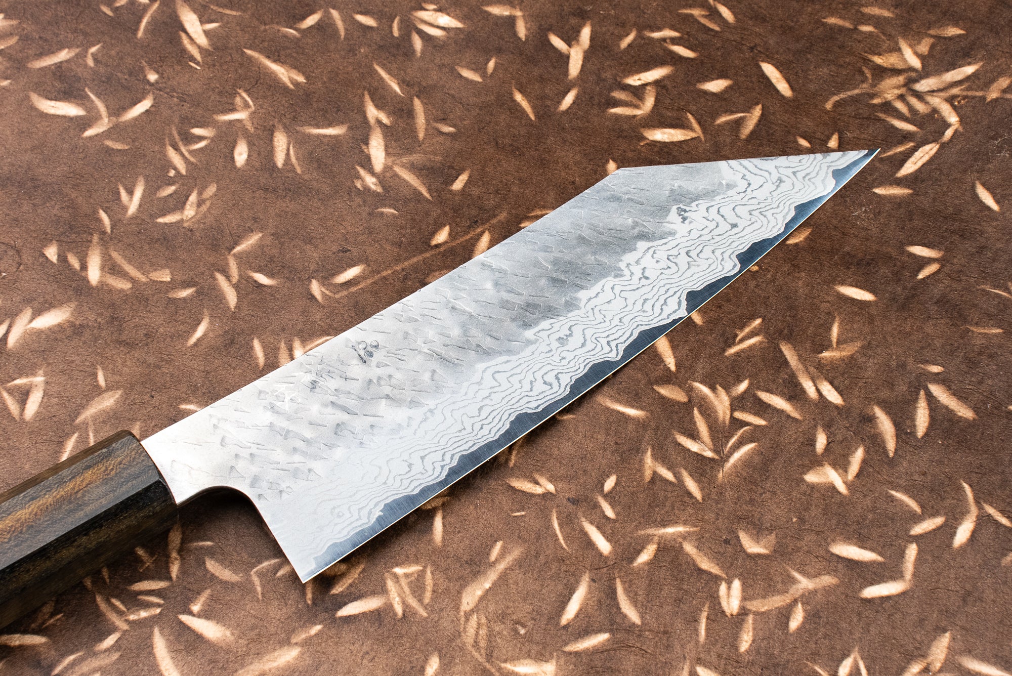 Nigara VG10 Tsuchime Damascus Bunka 180mm - Image 2
