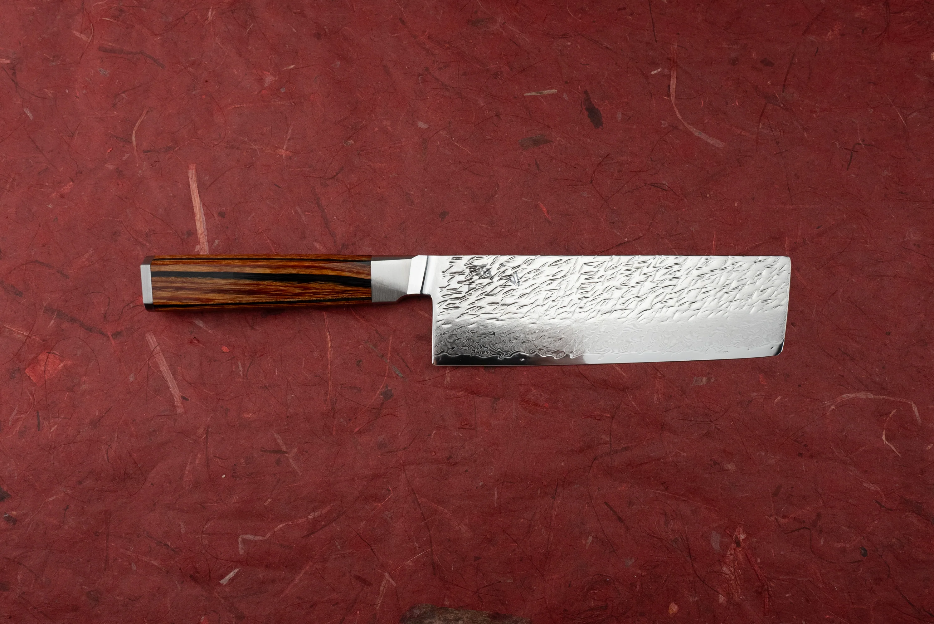 Ono Knife Suzukaze SG2 Tsuchime Damascus Nakiri 165mm