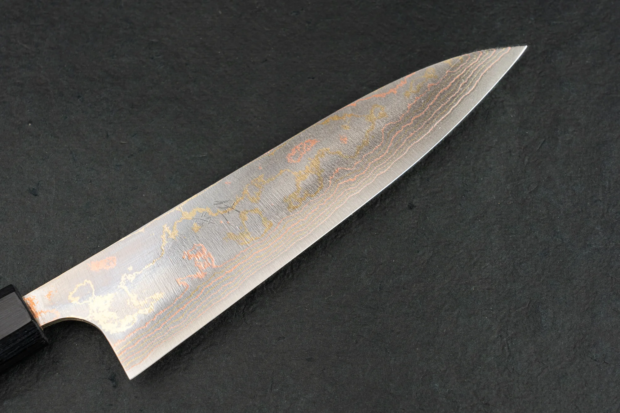 Takeshi Saji A2 Rainbow Damascus Wa Gyuto 180mm - Image 2