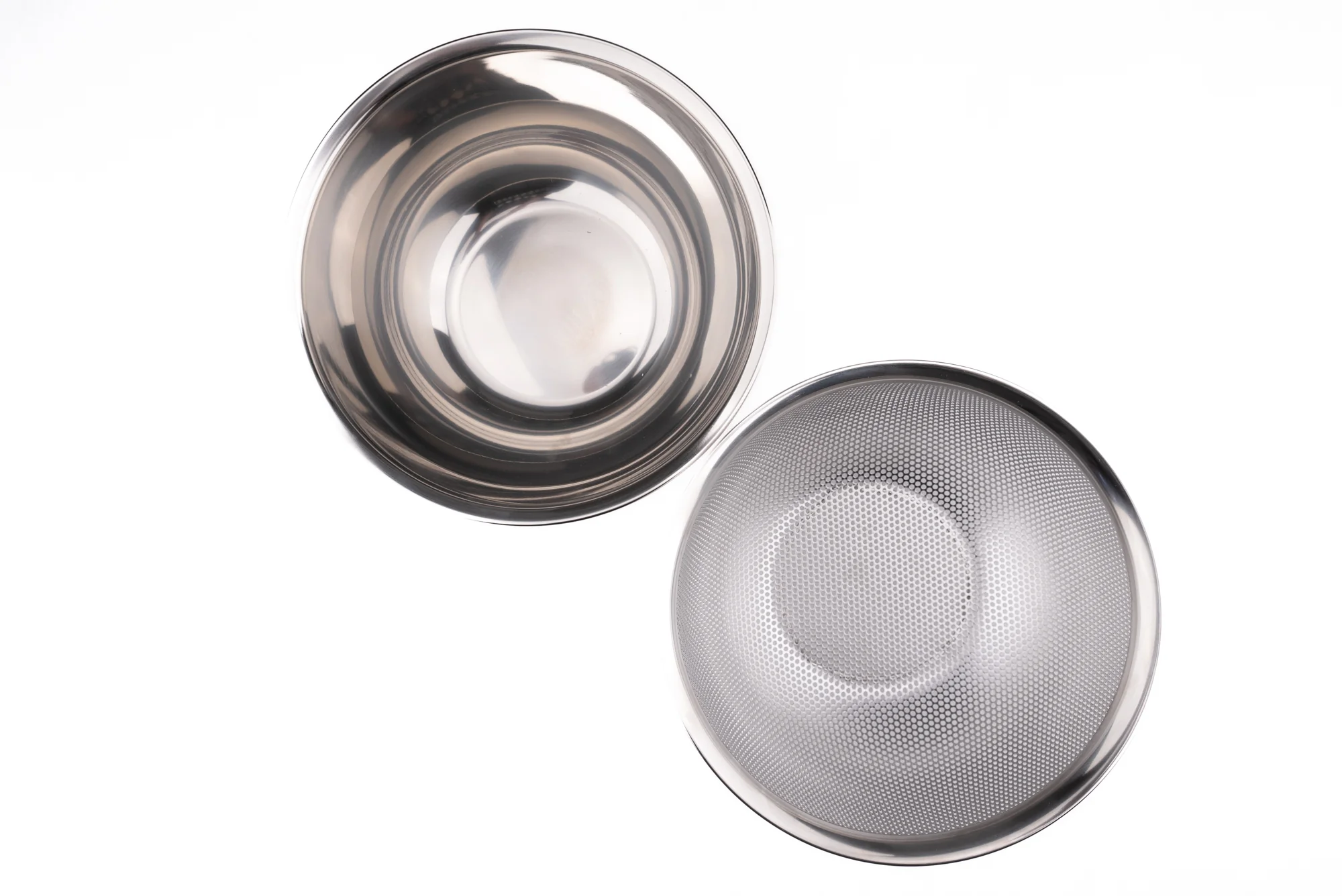 Shimoyama Stainless Steel 24cm Bowl and Strainer Set - Image 3