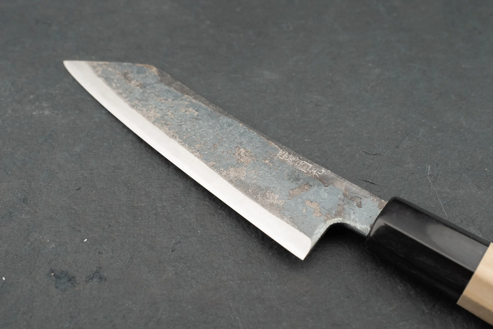 Shiro Kunimitsu Aogami Kurouchi Chikuzen Ko-Bunka 140mm - Image 2