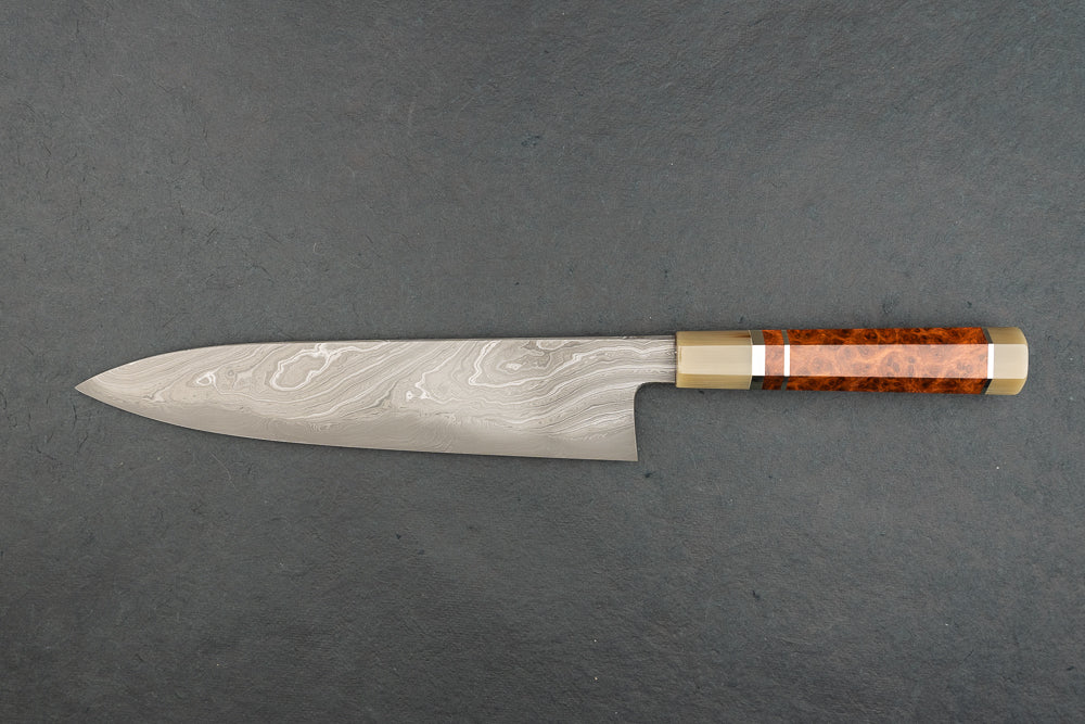 Shoichi Hashimoto Yuzan Damascus Gyuto 240mm - Image 2