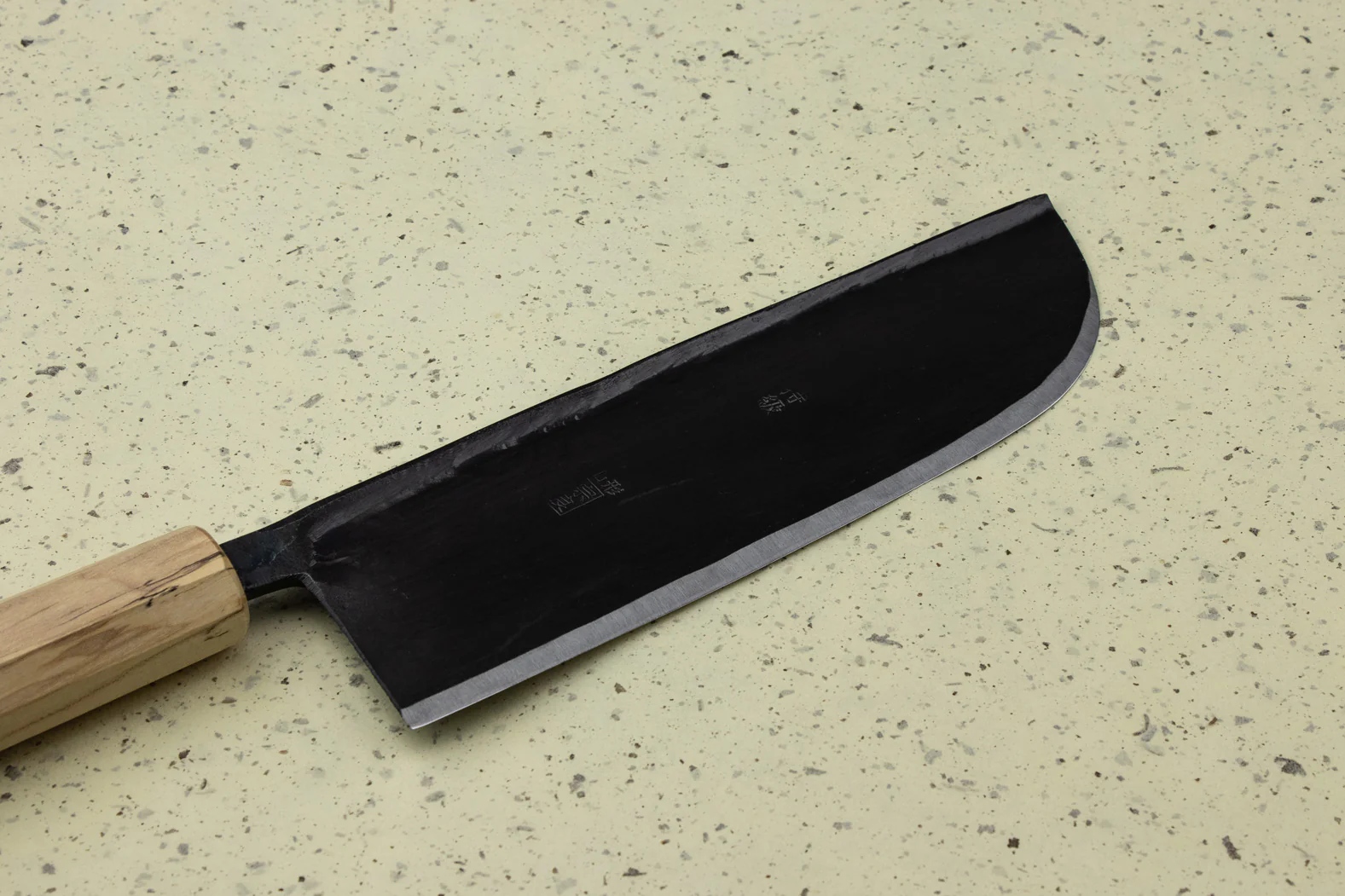 Suzuki Uchi Hamono Shirogami Kurouchi Single Bevel Nakiri 165mm - Image 2