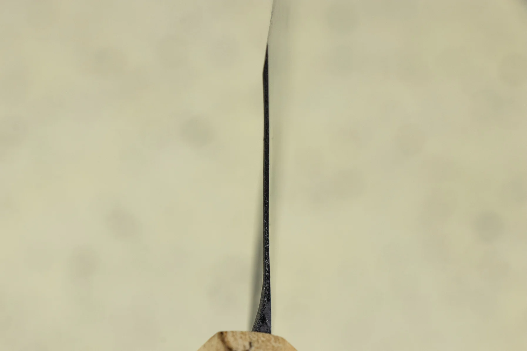 Suzuki Uchi Hamono Shirogami Kurouchi Single Bevel Nakiri 165mm - Image 4