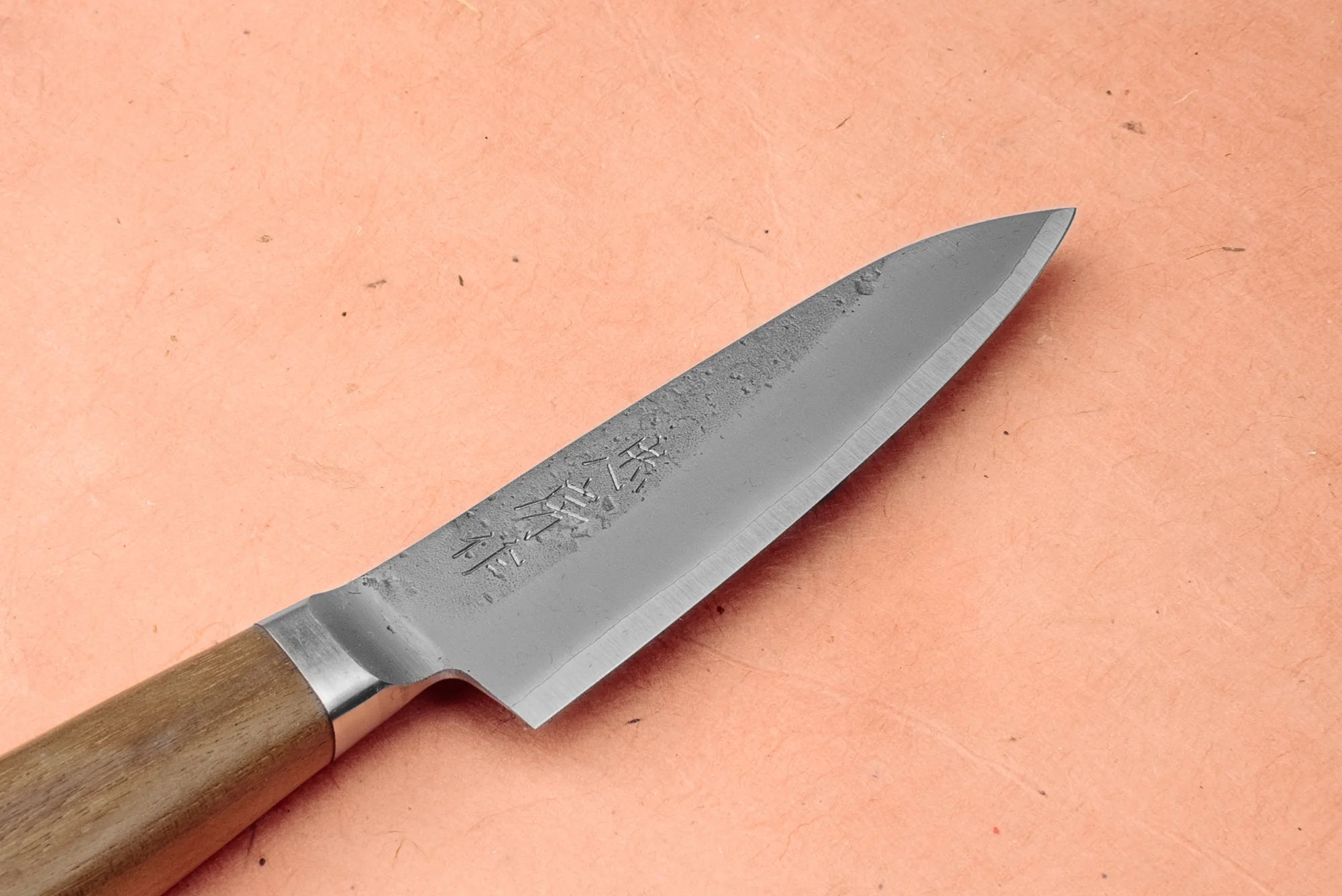 Tadafusa Nashiji Western Walnut Petty 90mm - Image 2