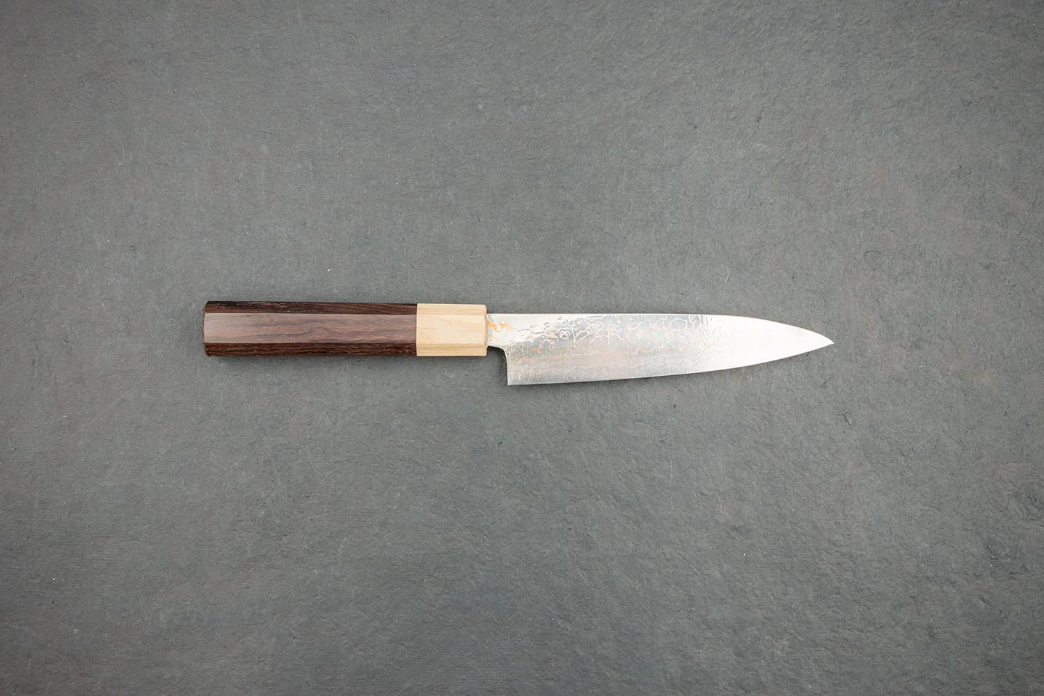 Takeshi Saji VG10W Rainbow Damascus Wa Petty 130mm