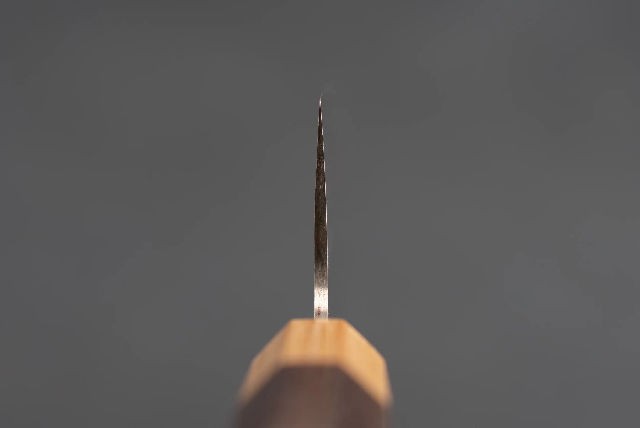 Takeshi Saji VG10W Rainbow Damascus Wa Santoku 165mm - Image 3
