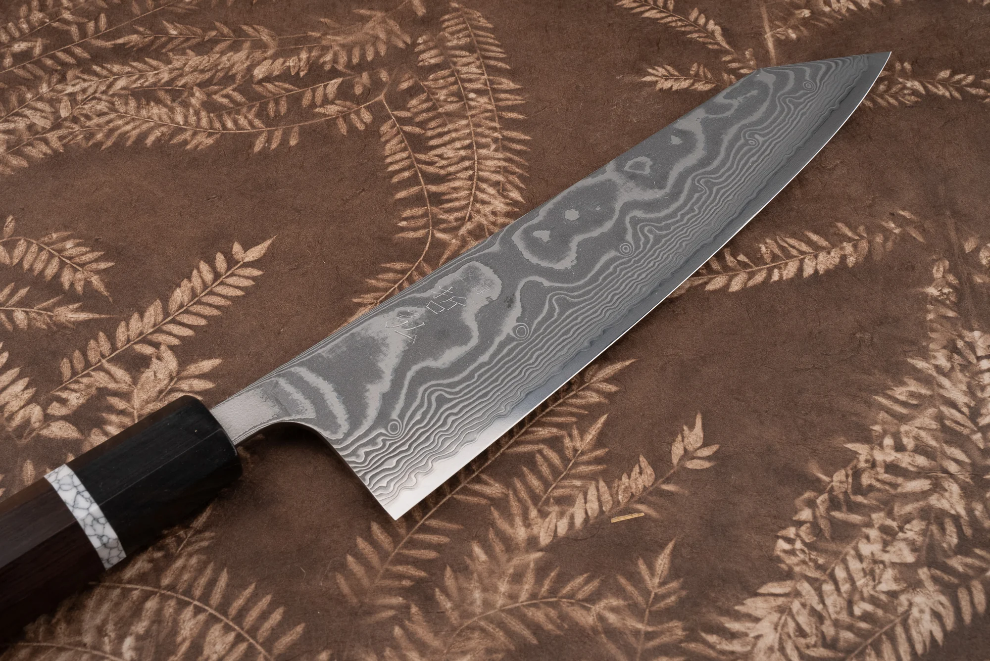 Tetsuhiro SG2 Damascus Kanko Kiritsuke Gyuto 240mm - Image 2