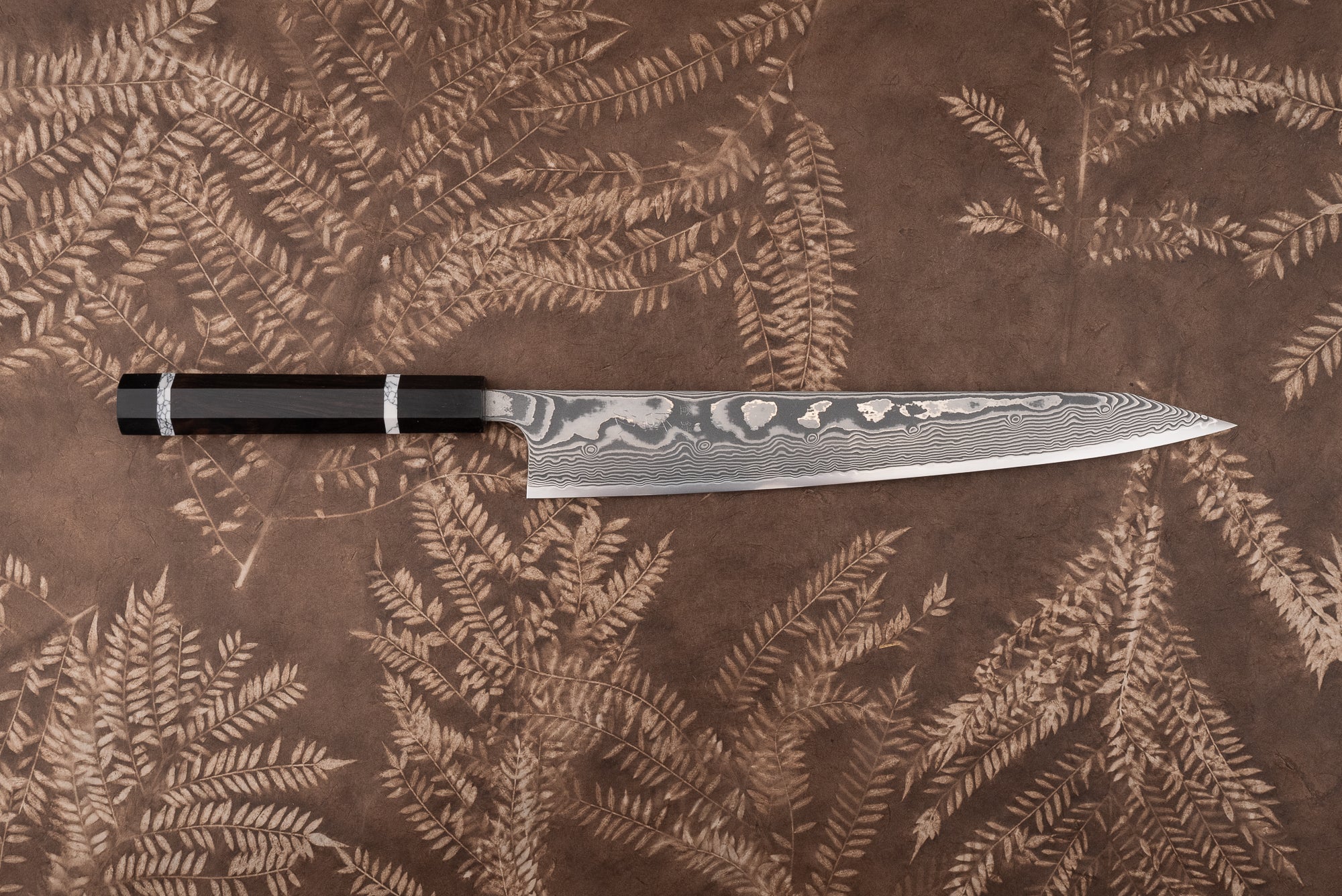 Tetsuhiro SG2 Damascus Kanko Kiritsuke Sujihiki 270mm
