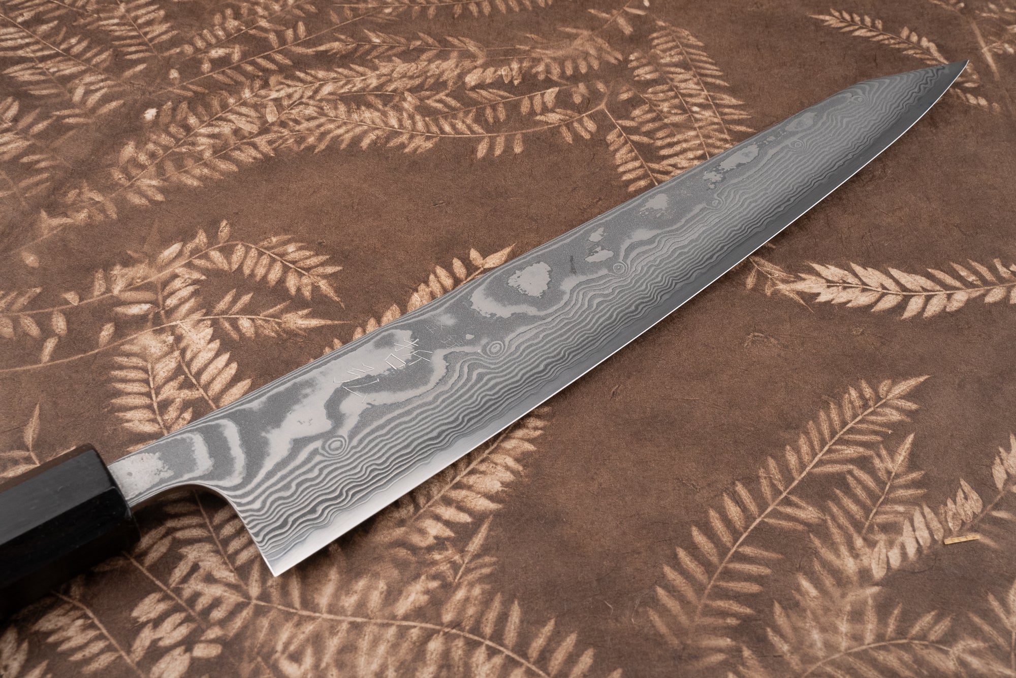Tetsuhiro SG2 Damascus Kanko Kiritsuke Sujihiki 270mm - Image 2