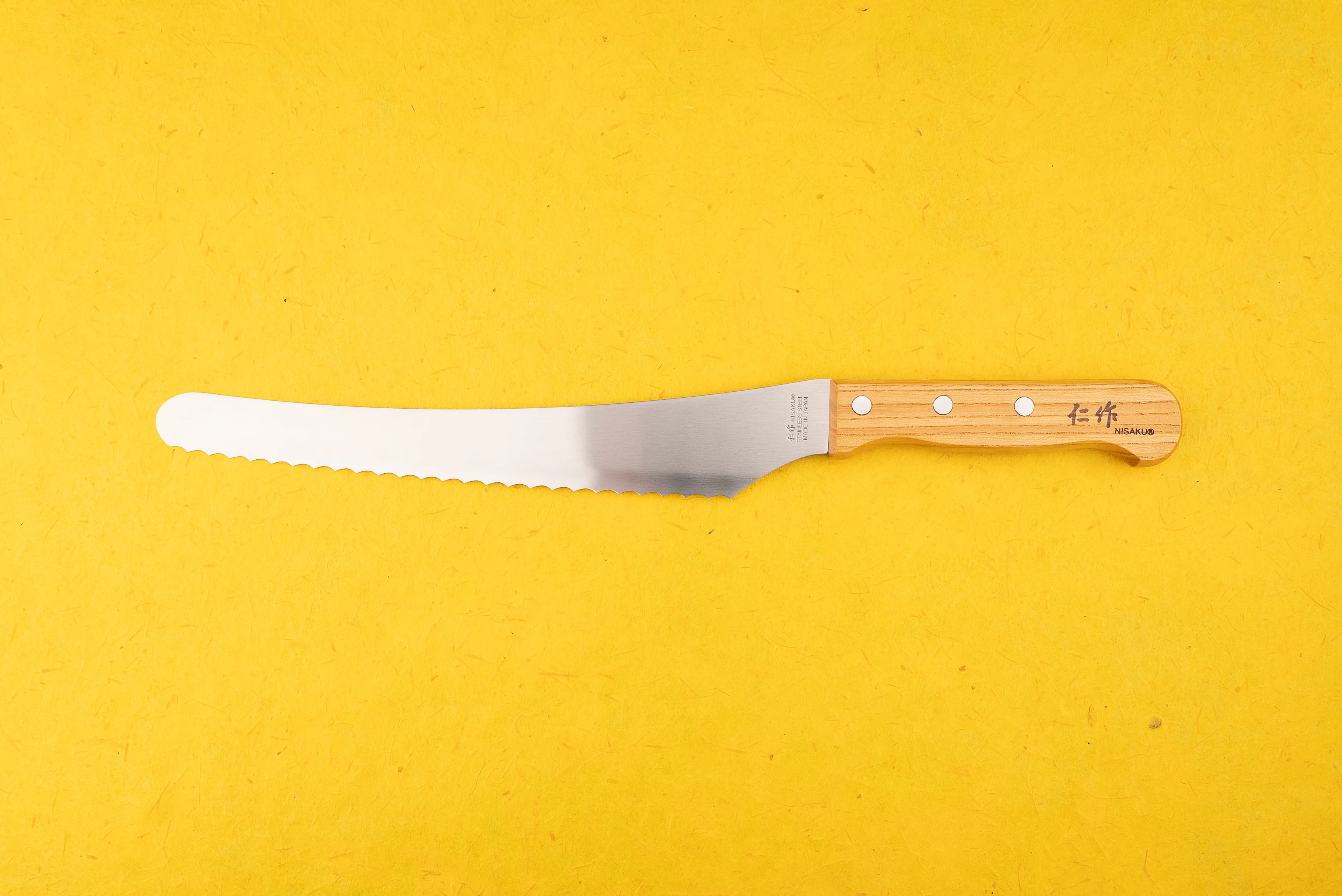 Tomita Hamono Nisaku Namiba Bread Knife 210mm