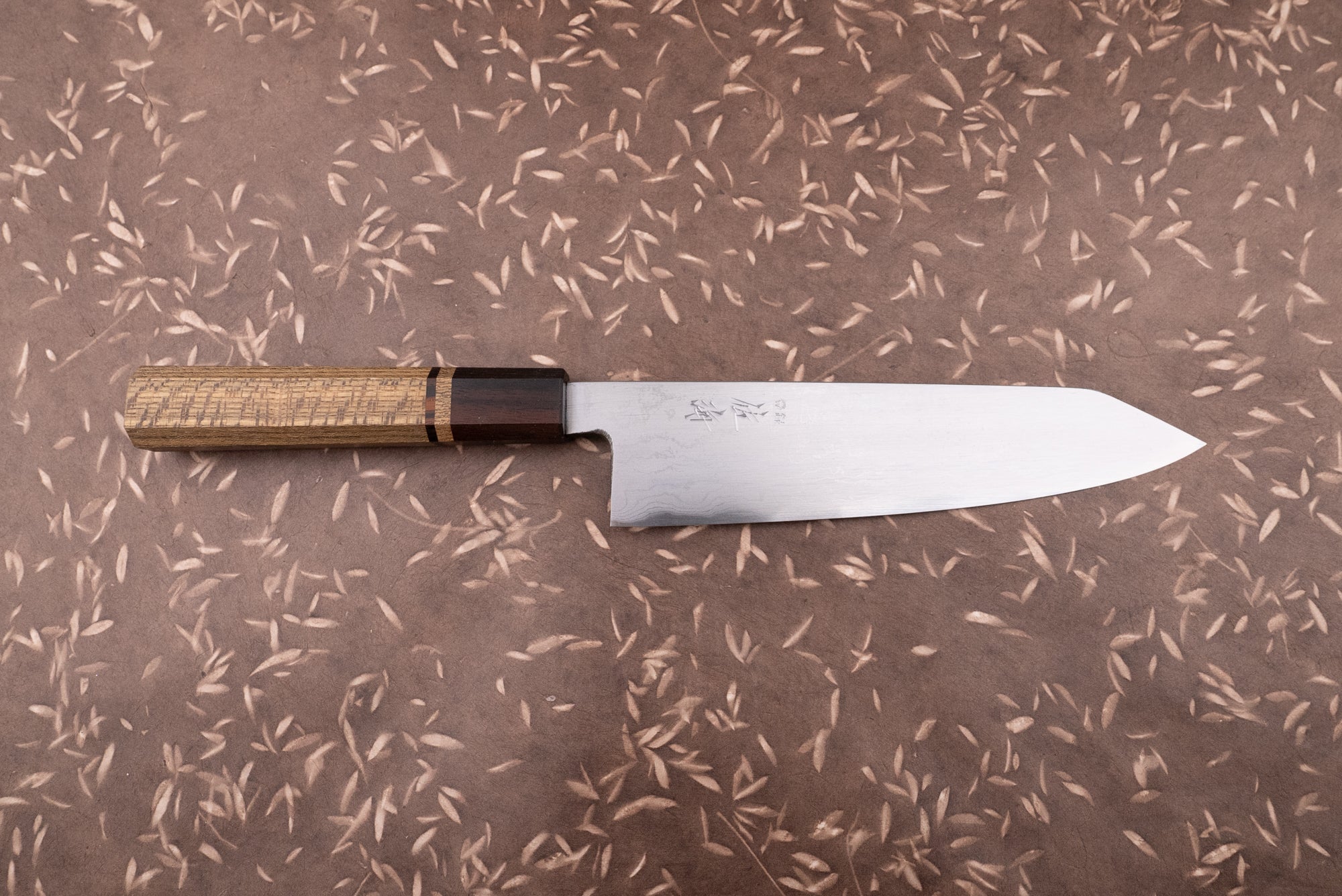 Touroku Sakai Aogami Damascus Kiritsuke Gyuto 210mm