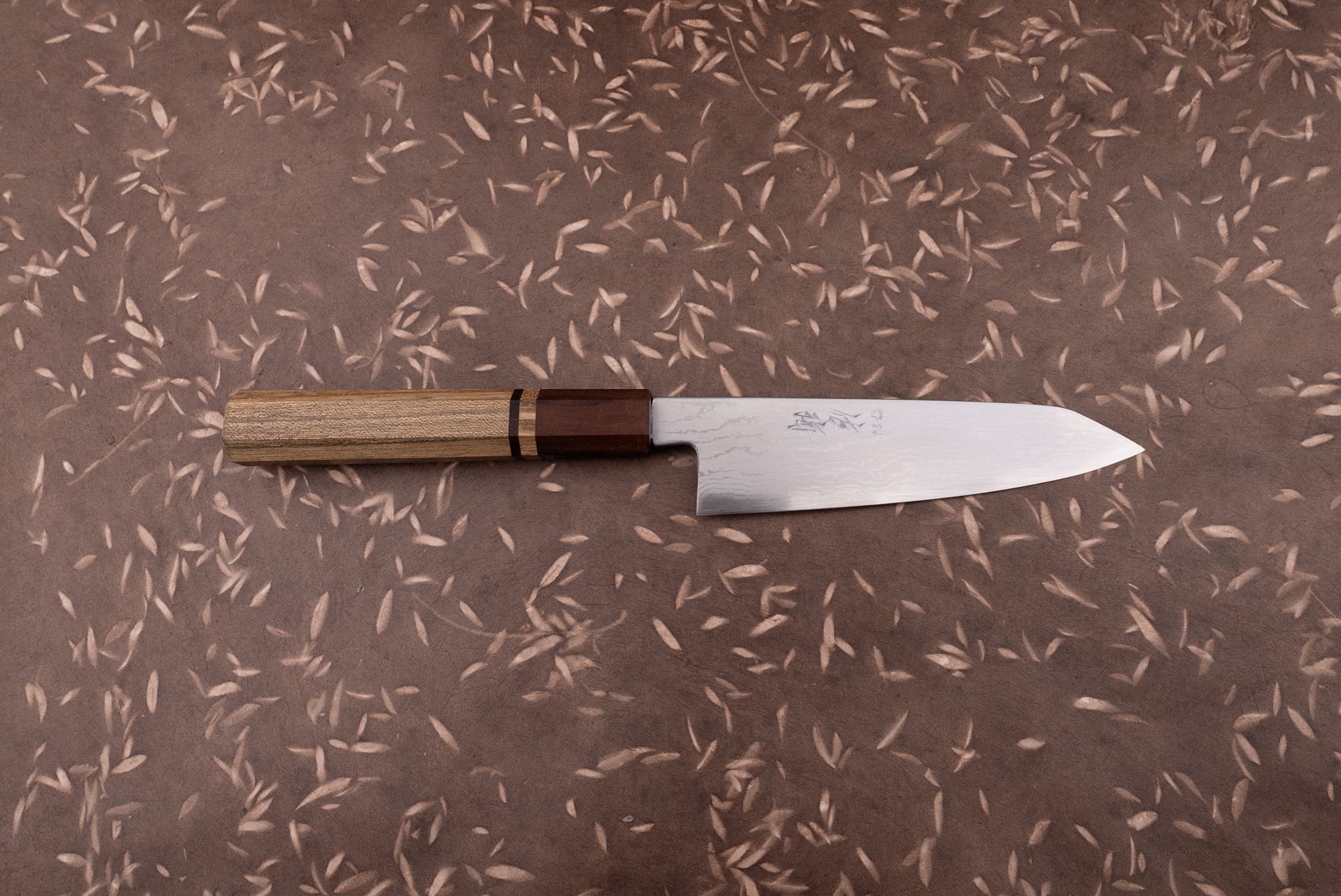 Touroku Sakai Aogami Damascus Kiritsuke Petty 150mm