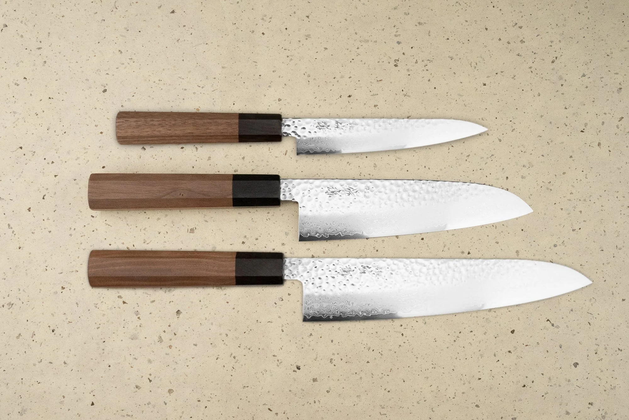 Touroku Sakai Yukage 3 Piece Knife Set