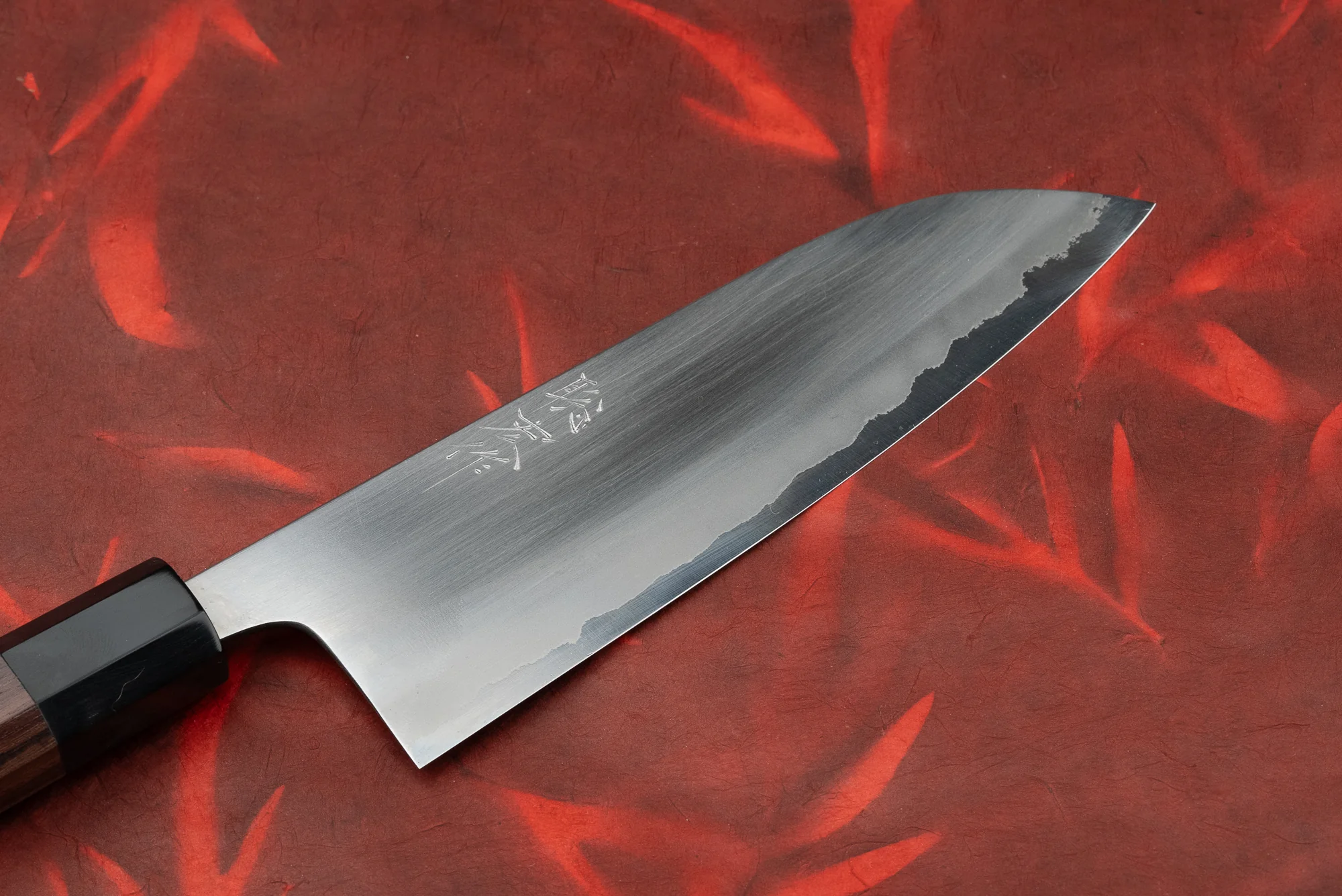 Toshihiro Wakui Shirogami Stainless Migaki Santoku 165mm - Image 2